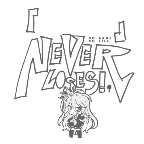 ｢白｣の『  』(くうはく)に敗北はない Tｼｬﾂ/WHITE COSPA 100526
