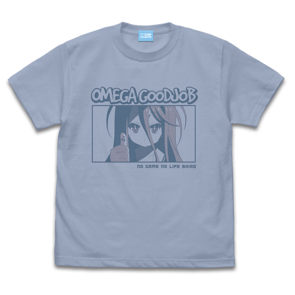 ｢白｣の｢ｵﾒｶﾞぐっじょぶ｣ｳｲﾝﾄﾞｳ Tｼｬﾂ/ACID BLUE COSPA 100526