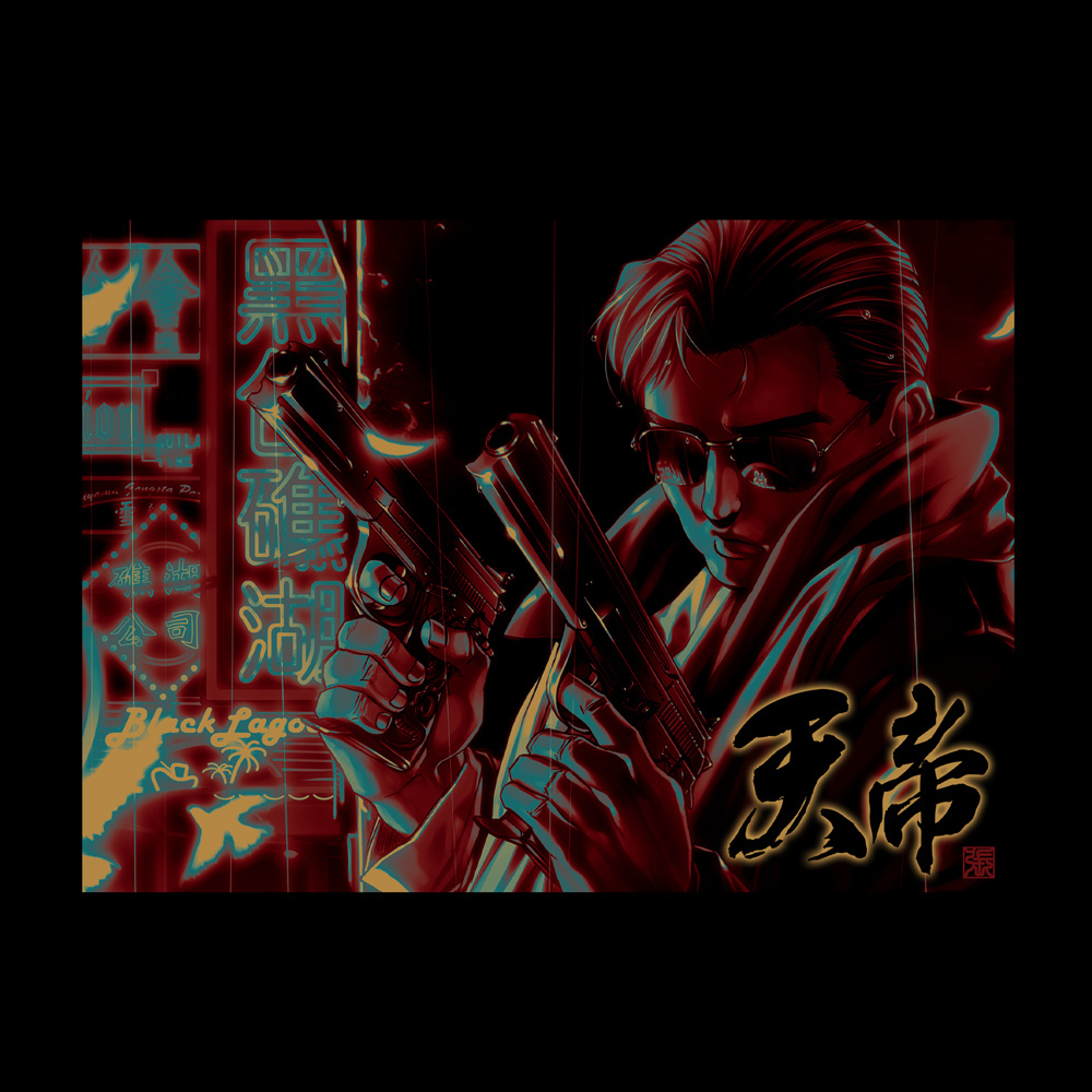 BLACK LAGOON 張 Tｼｬﾂ/BLACK COSPA 100526