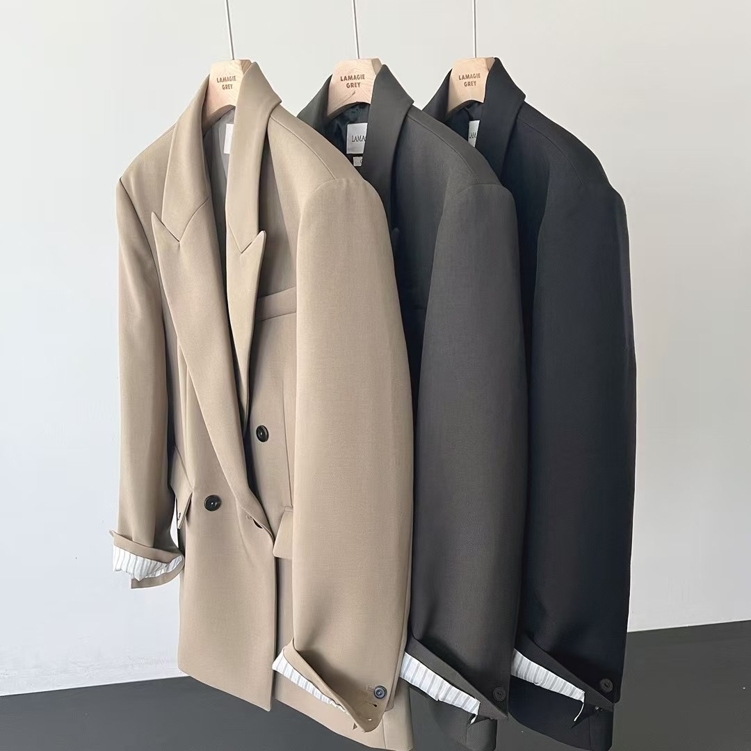 LG2636 Double Lapel Blazer