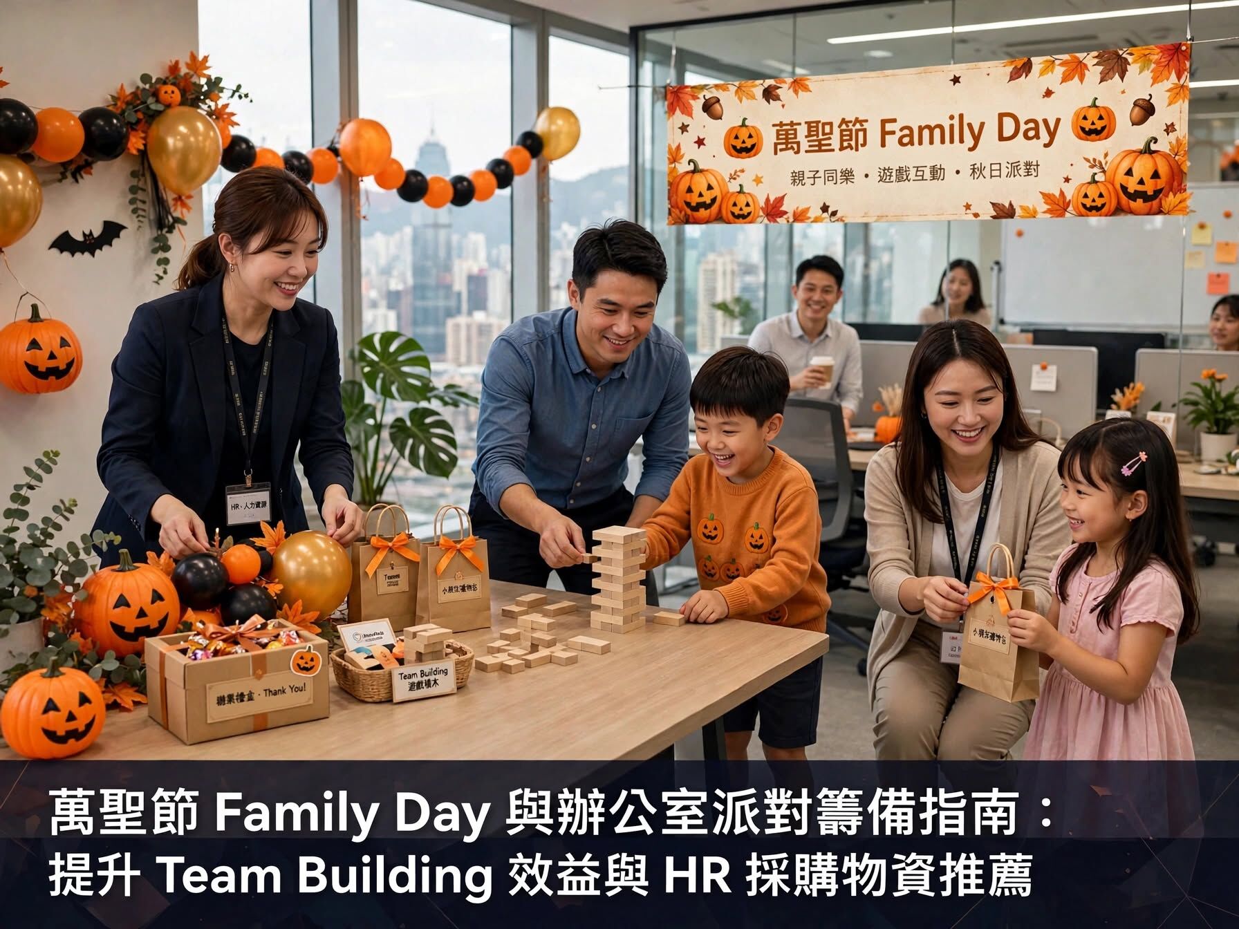 商業機構與企業萬聖節 Family Day 派對籌備指南 - 2026 HR 辦公室採購 - 加油文具