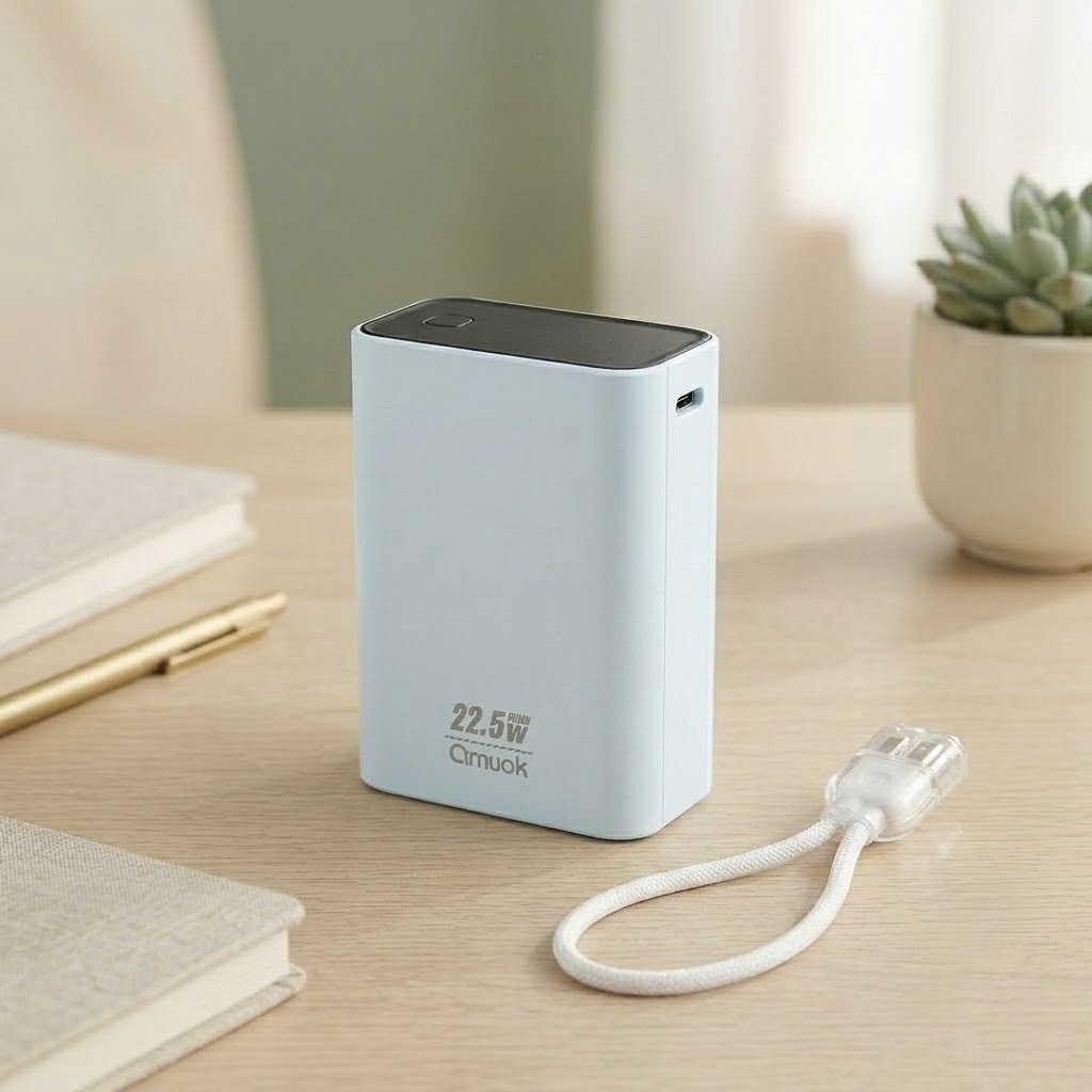 【amuok】小立方行動電源 10000 mAh 藍