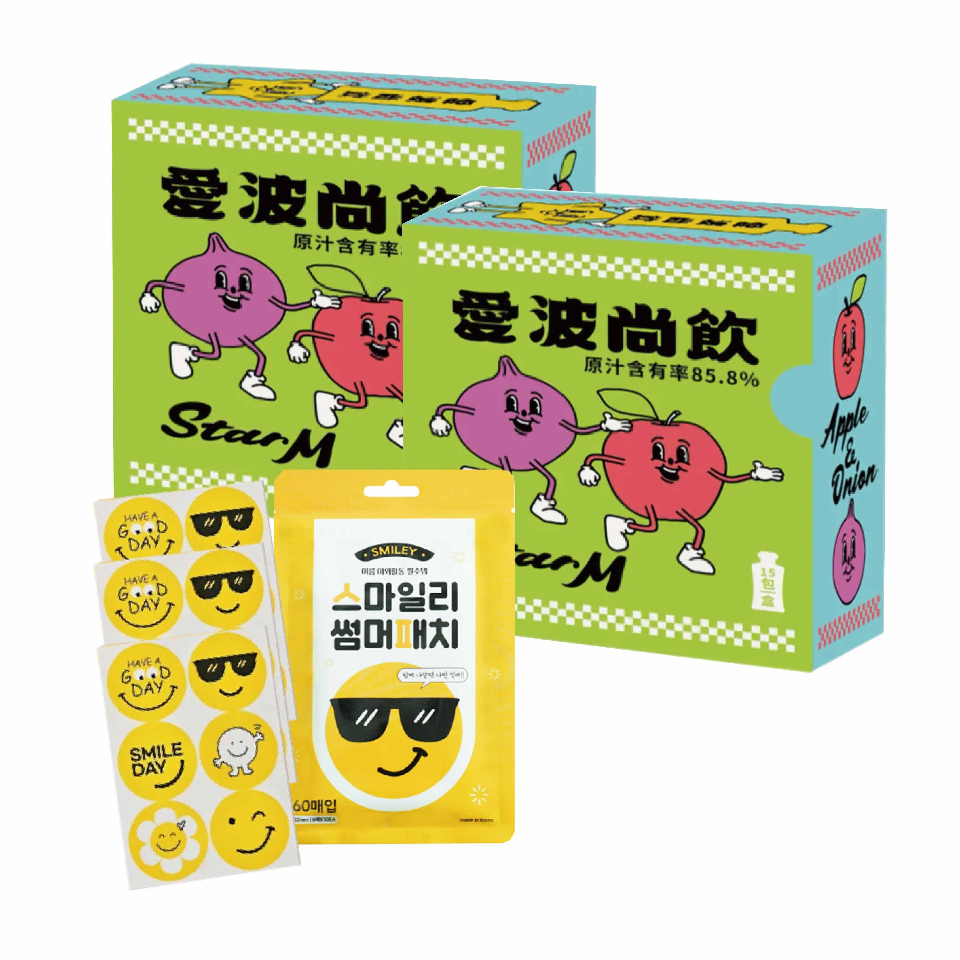 星岳 愛波尚飲 (15包x2盒) 加贈韓國微笑防蚊貼60枚一包