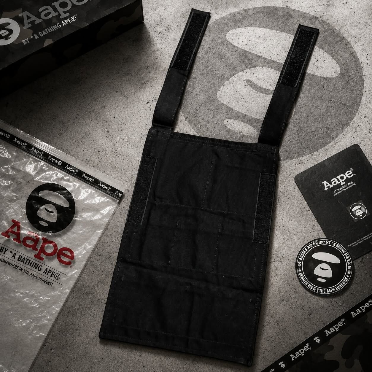 AAPE BY A BATHING APE 多功能 懸掛 收納袋