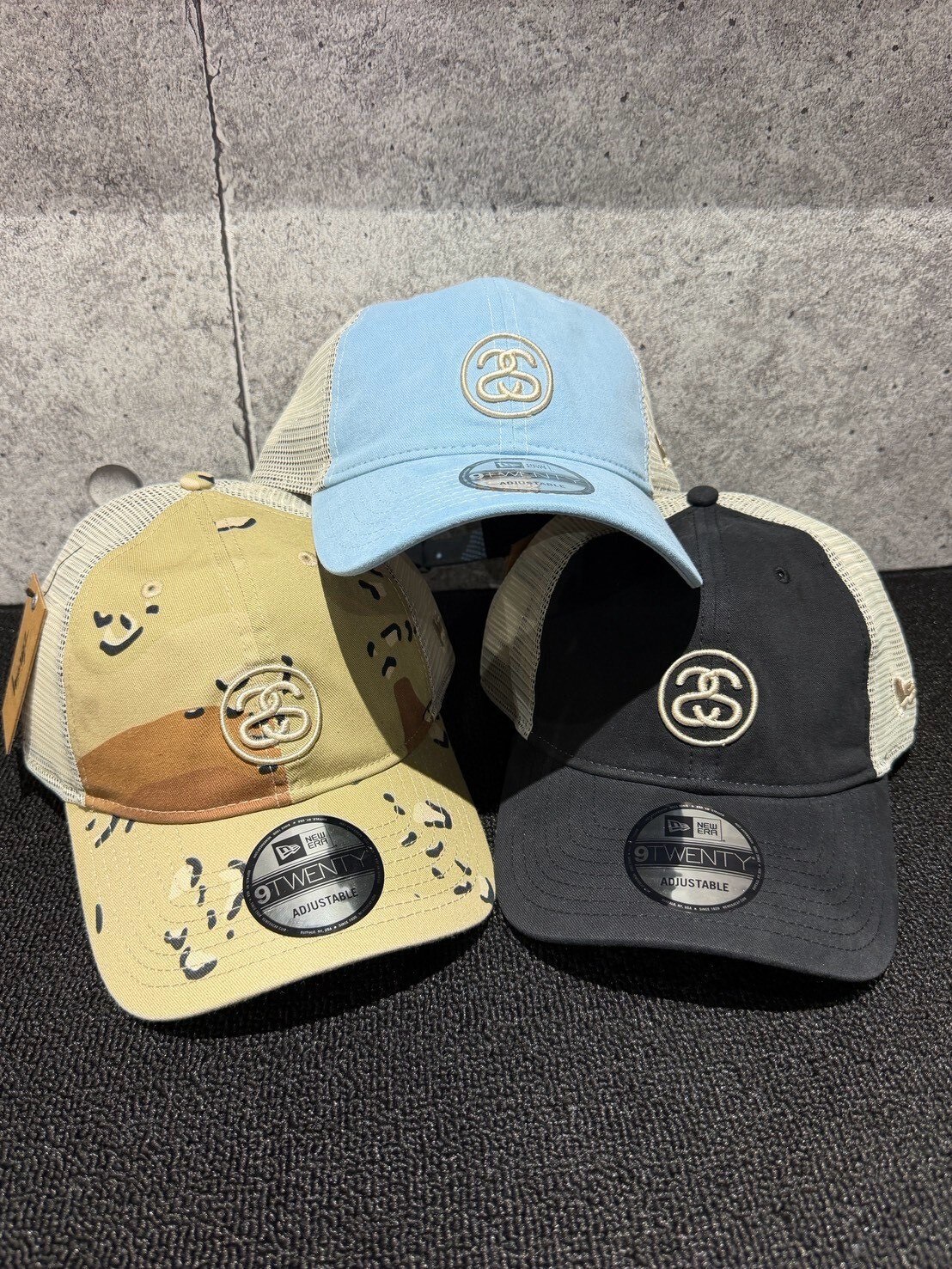 STUSSY 限定新款 雙S Logo 卡車帽 網帽