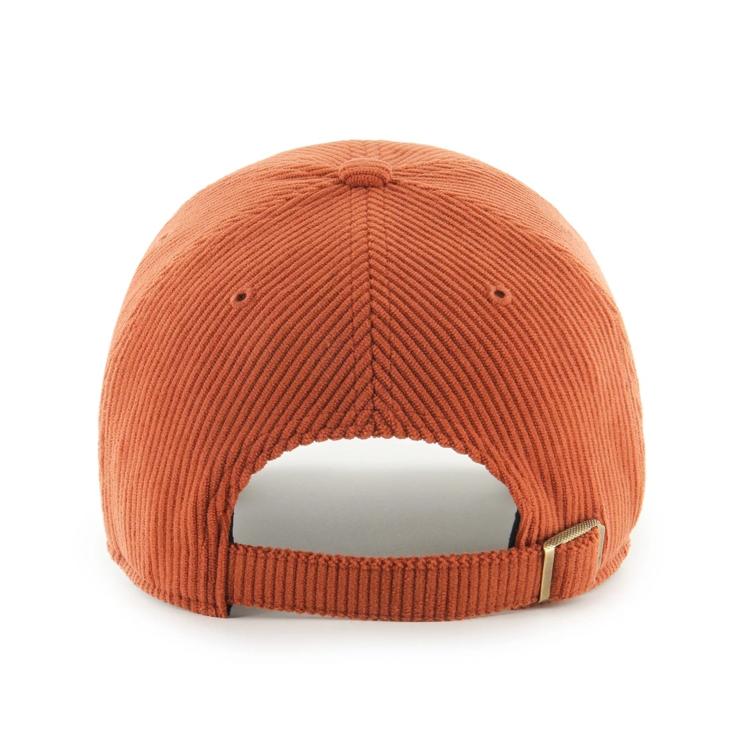 NEW YORK YANKEES MLB BURNT BASE RUNNER / '47 CLEAN UP 燈芯絨 CAP（橙 // size: free ）