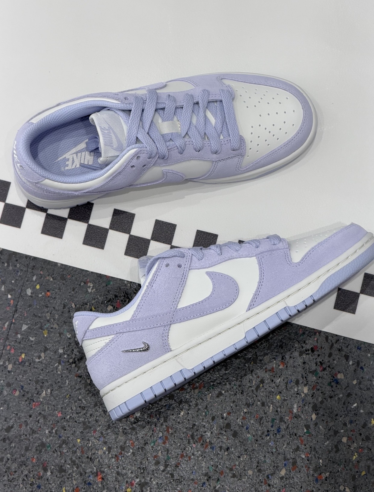 【預訂】 NIIE DUNK LOW 小銀剔麂皮薰衣草紫-WOMEN