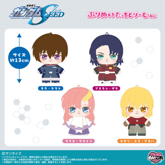 257864 Pbandai 預訂 2027/1月 ぷりぬいたっちどりーむみに　アスラン・ザラ