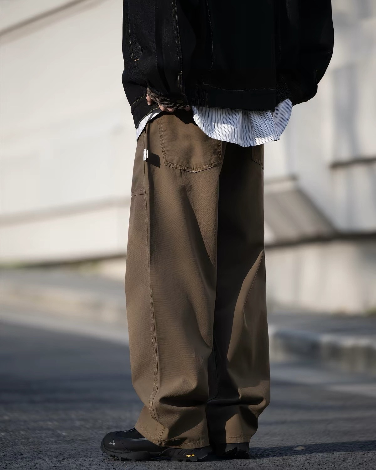 #預購 BELLKENIDEA 簡約美式復古 工裝長褲 直筒休閒褲 四色 BK0127