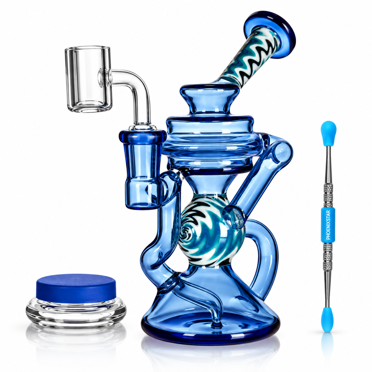 🇺🇸Phoenix Star - HF616 Recycler RIg Kit 循環水煙壺組（17cm)