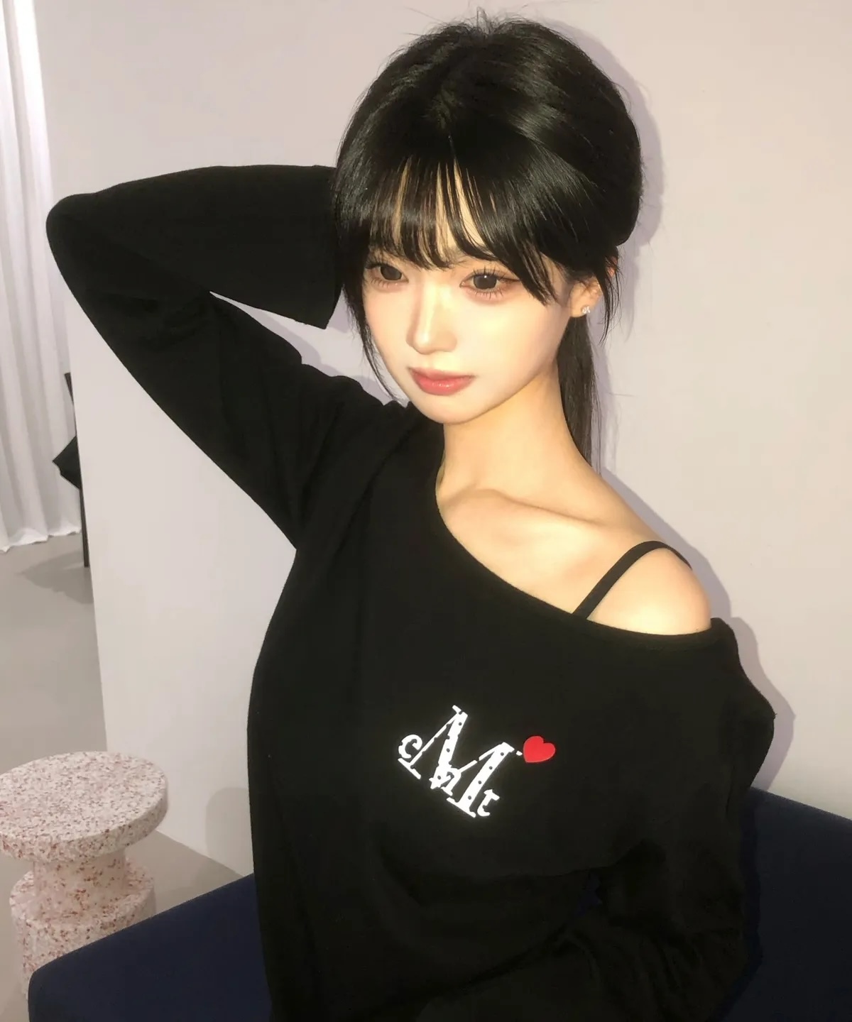 Mucent Lovrits Mini Heart Logo 單肩 迷你愛心 Logo 長袖 兩色