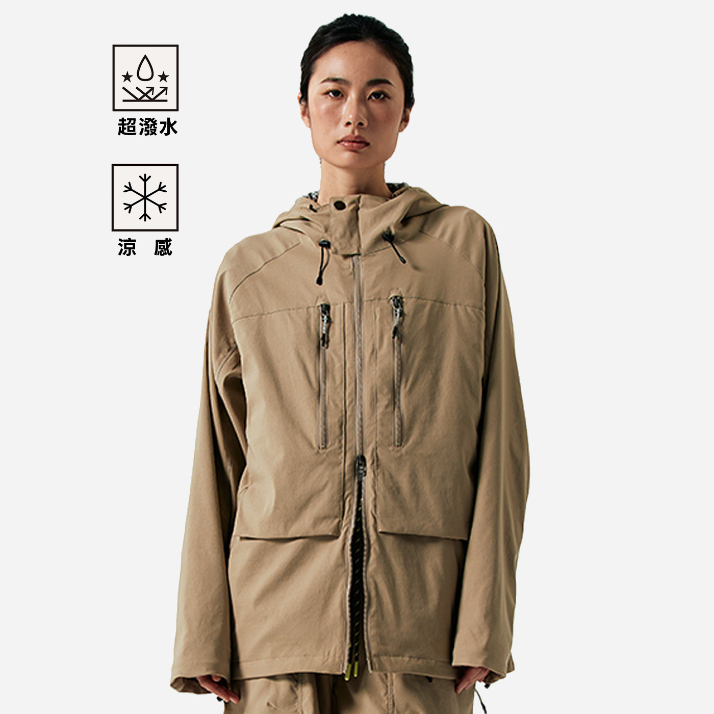 超撥水涼感防風外套_中性款_OSLO JACKET【Horsefeathers】