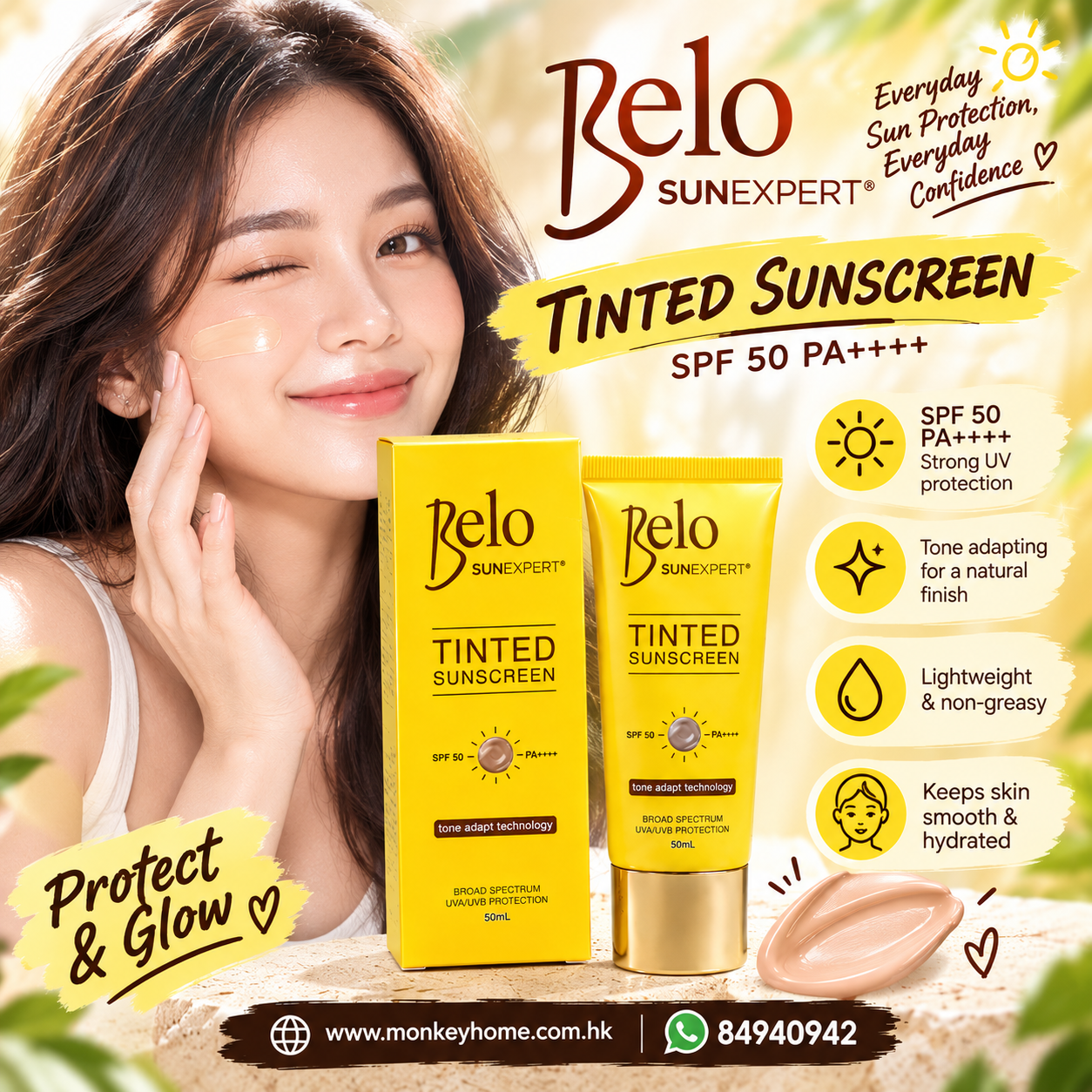 BELO Sunexpert® Tinted Sunscreen 50ml
