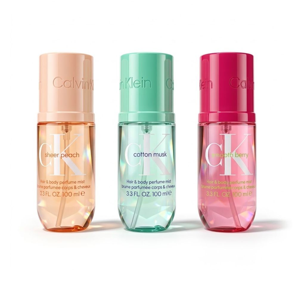Calvin Klein CK 棉語麝香 / 輕柔果蜜 / 莓漾果語 100ml 髮香噴霧/身體噴霧 - 任選