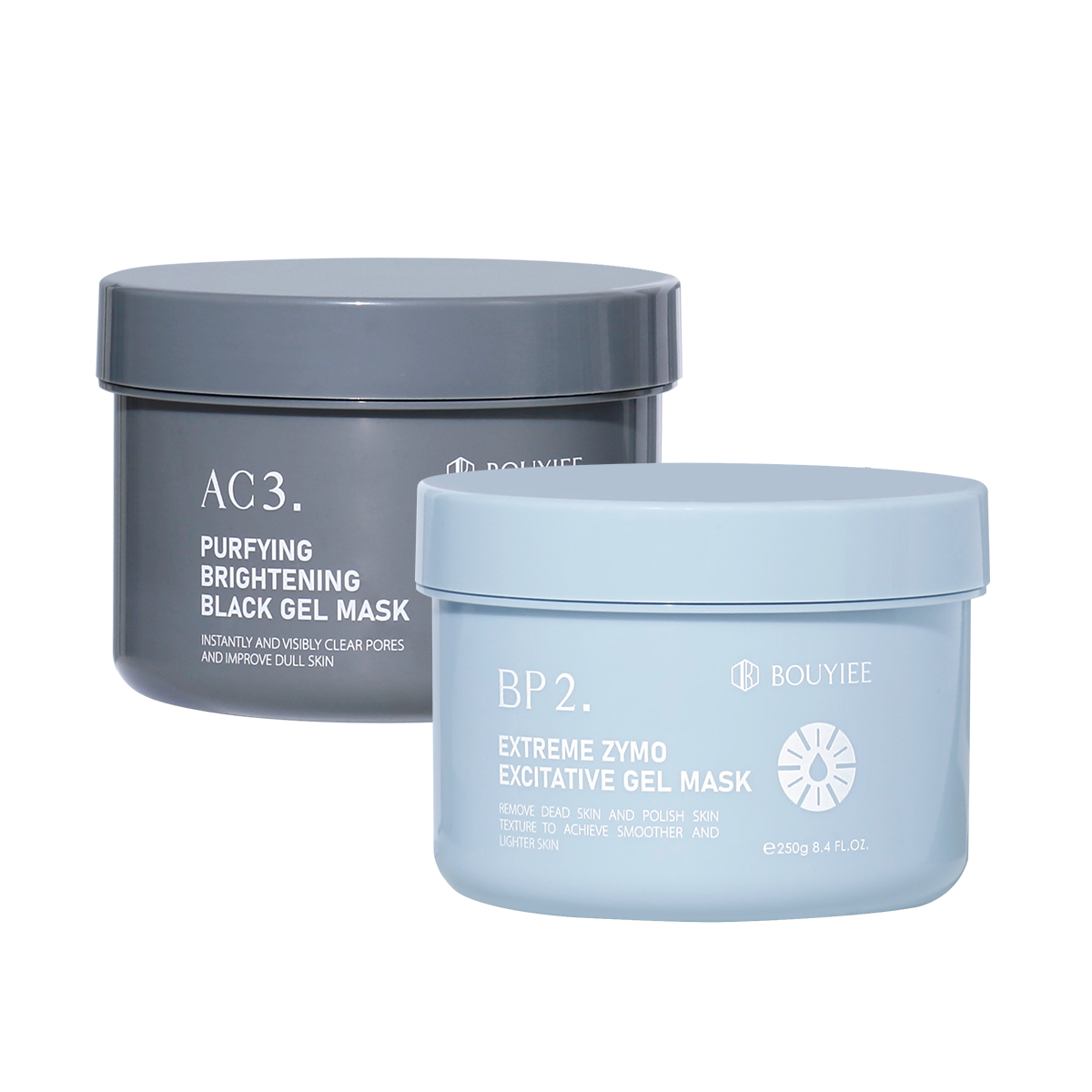 BP2超能淨亮酵素冷膜與AC3淨膚煥白黑凍膜