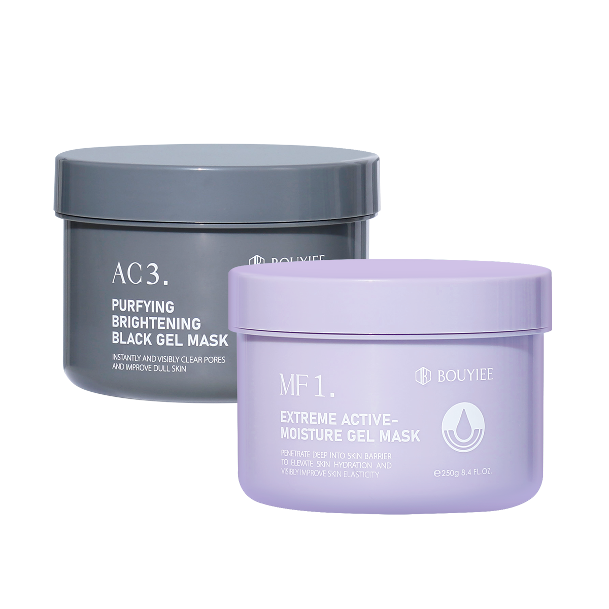 MF1超能保濕冷敷劑與AC3淨膚煥白黑凍膜
