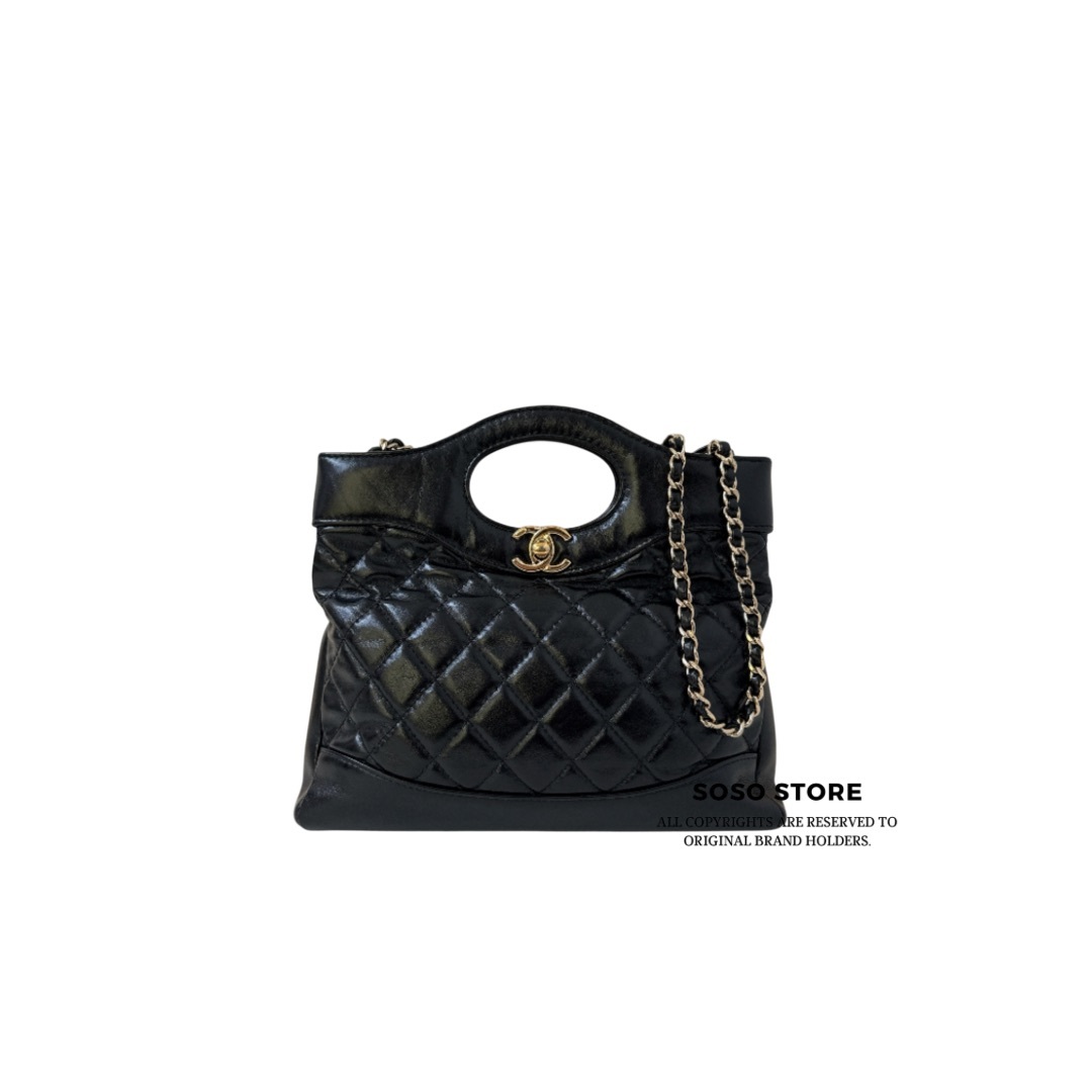 Chanel 31 Mini - black / GHW