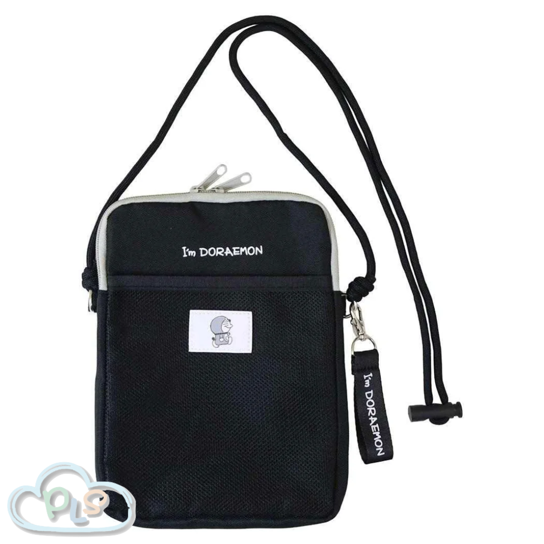 Mesh Pocket Crossbody Bag/Side Bag Doraemon #23135-1