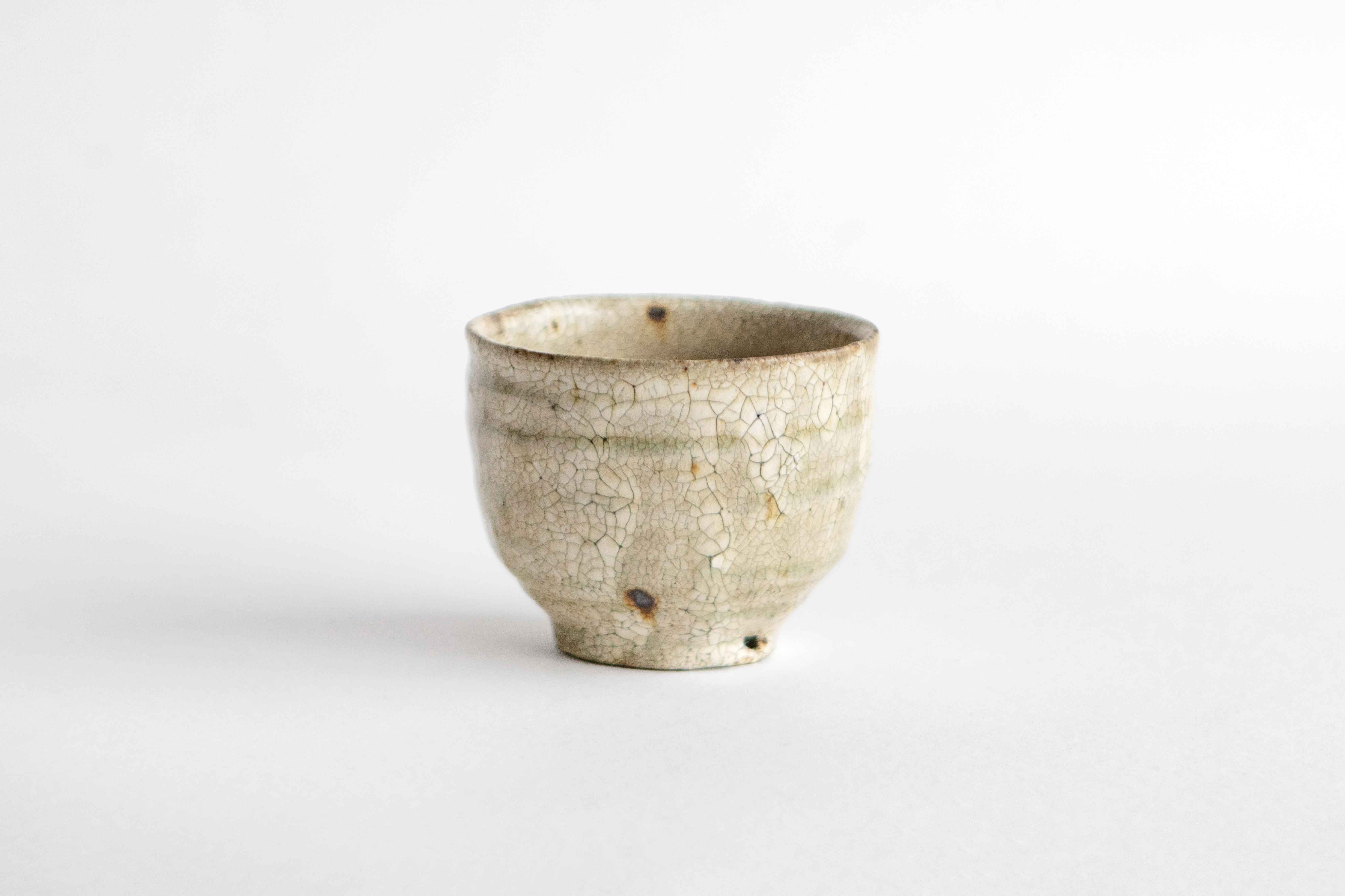 尾形篤 - 荒山粉引小杯