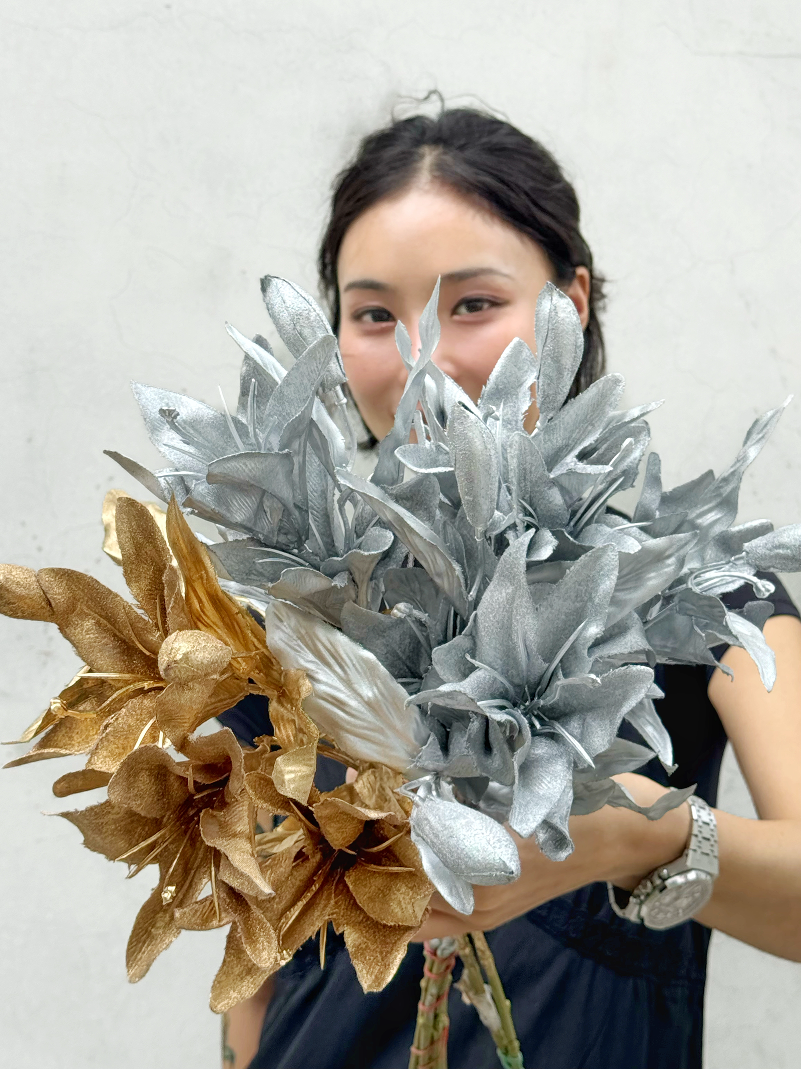 擬真百合花