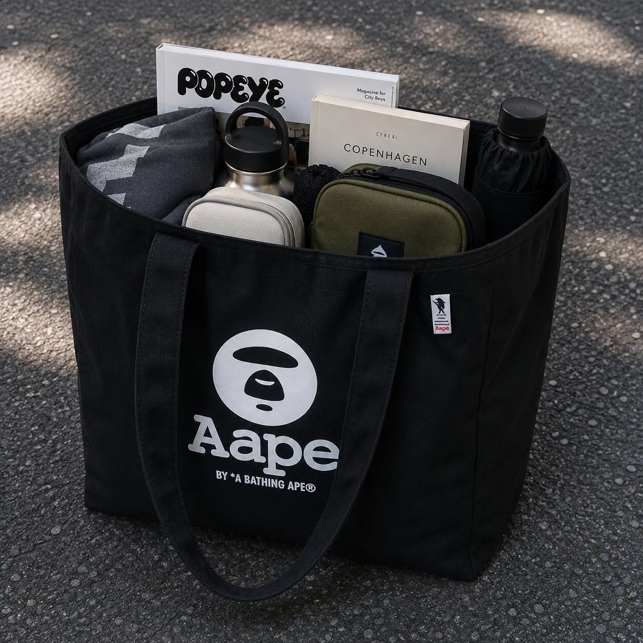 AAPE BY A BATHING APE 週年限定 托特包