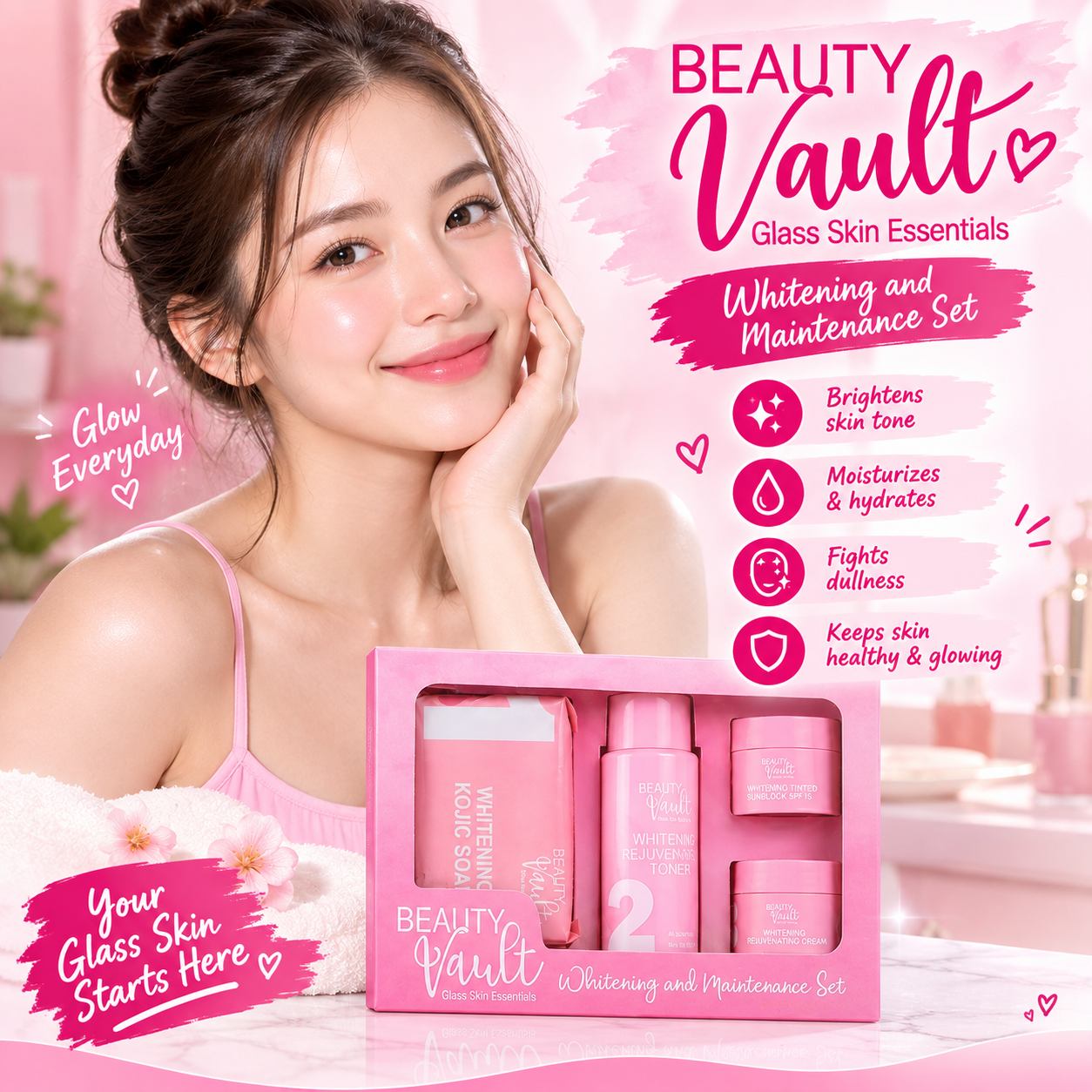 Beauty Vault Whitening & Maintenance Set 500g