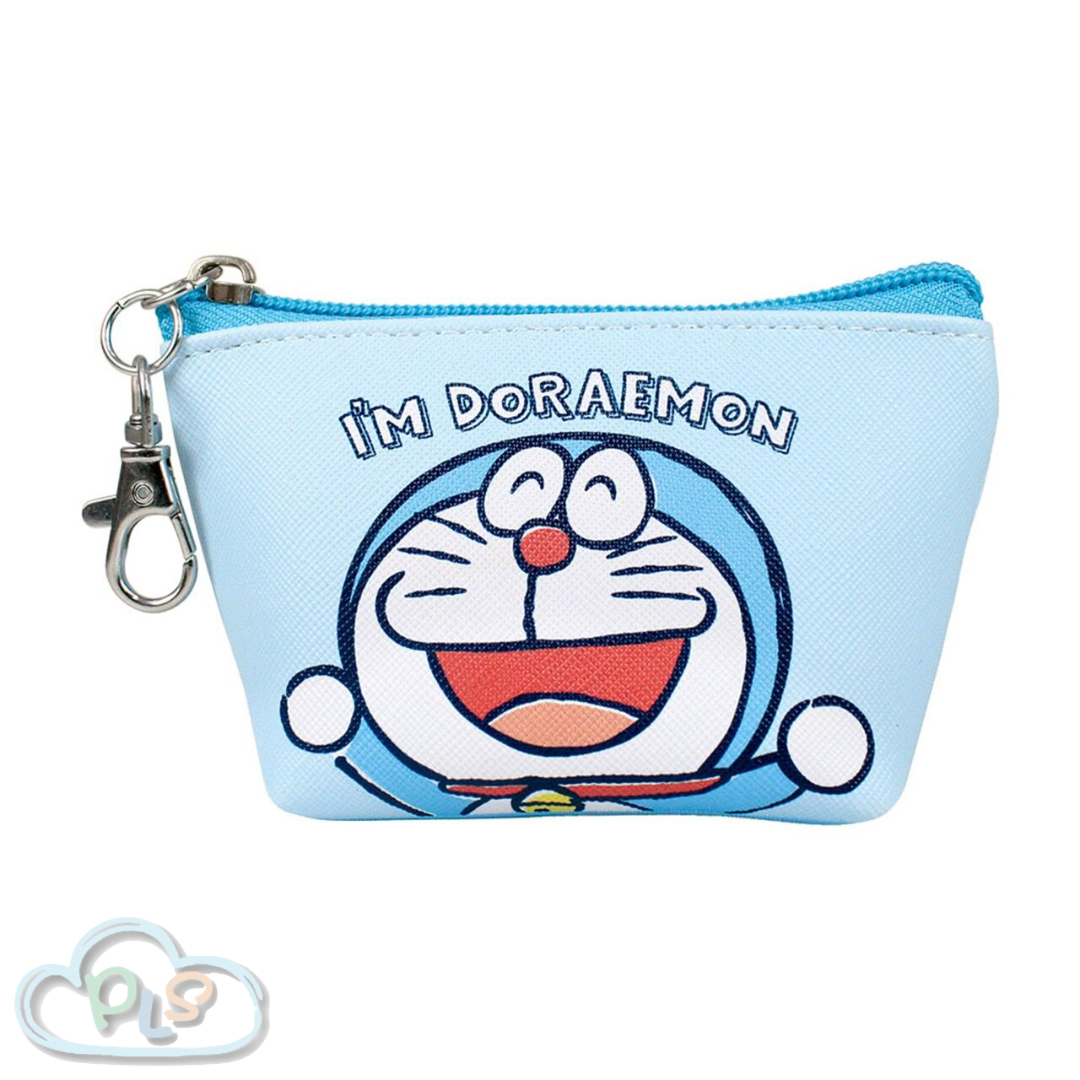 Triangular Mini Storage Bag (Large Face Pattern) Doraemon #23136-1