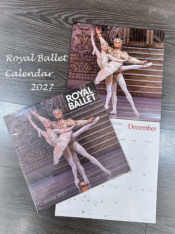 英國 Royal Ballet 2027芭蕾掛曆
