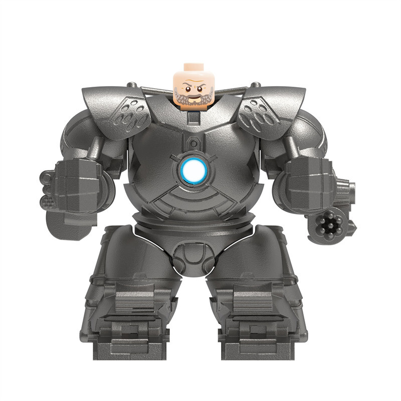 Iron man Iron Monger Custom Minifigures Bigfigs Fit Lego (8CM) TK131