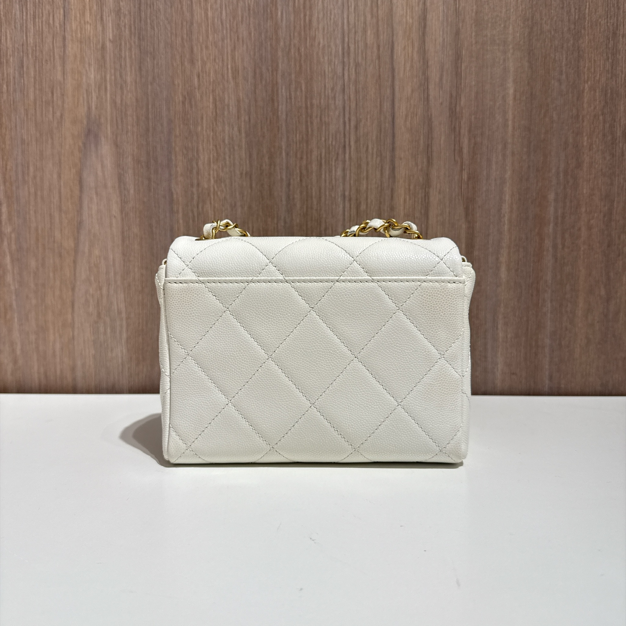Chanel Sweet Flap - White / GHW