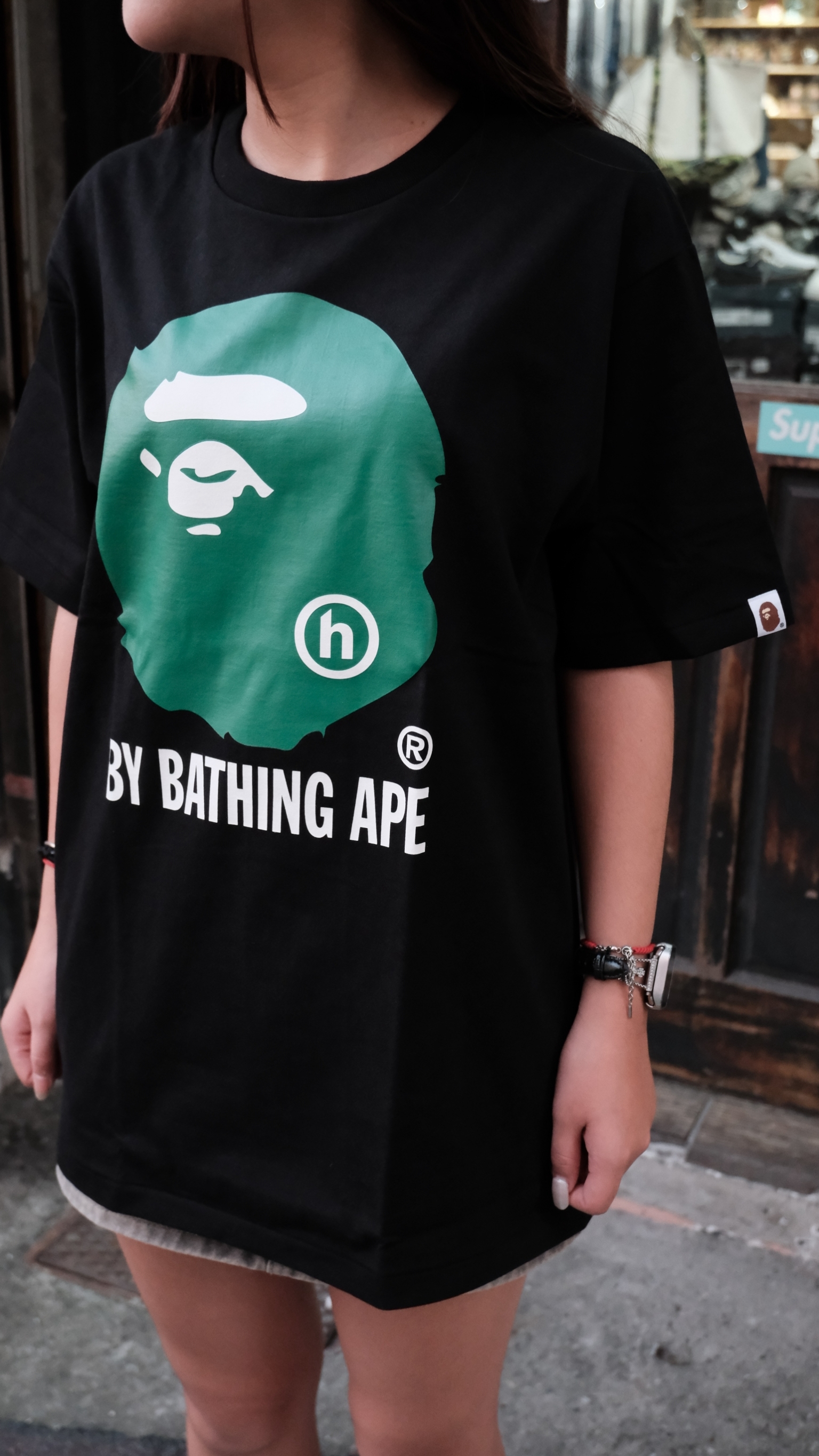 BAPE × Hidden NY 聯名款 26SS 猿人頭 短Tee 1M23110901 0ZXTEM901101Q