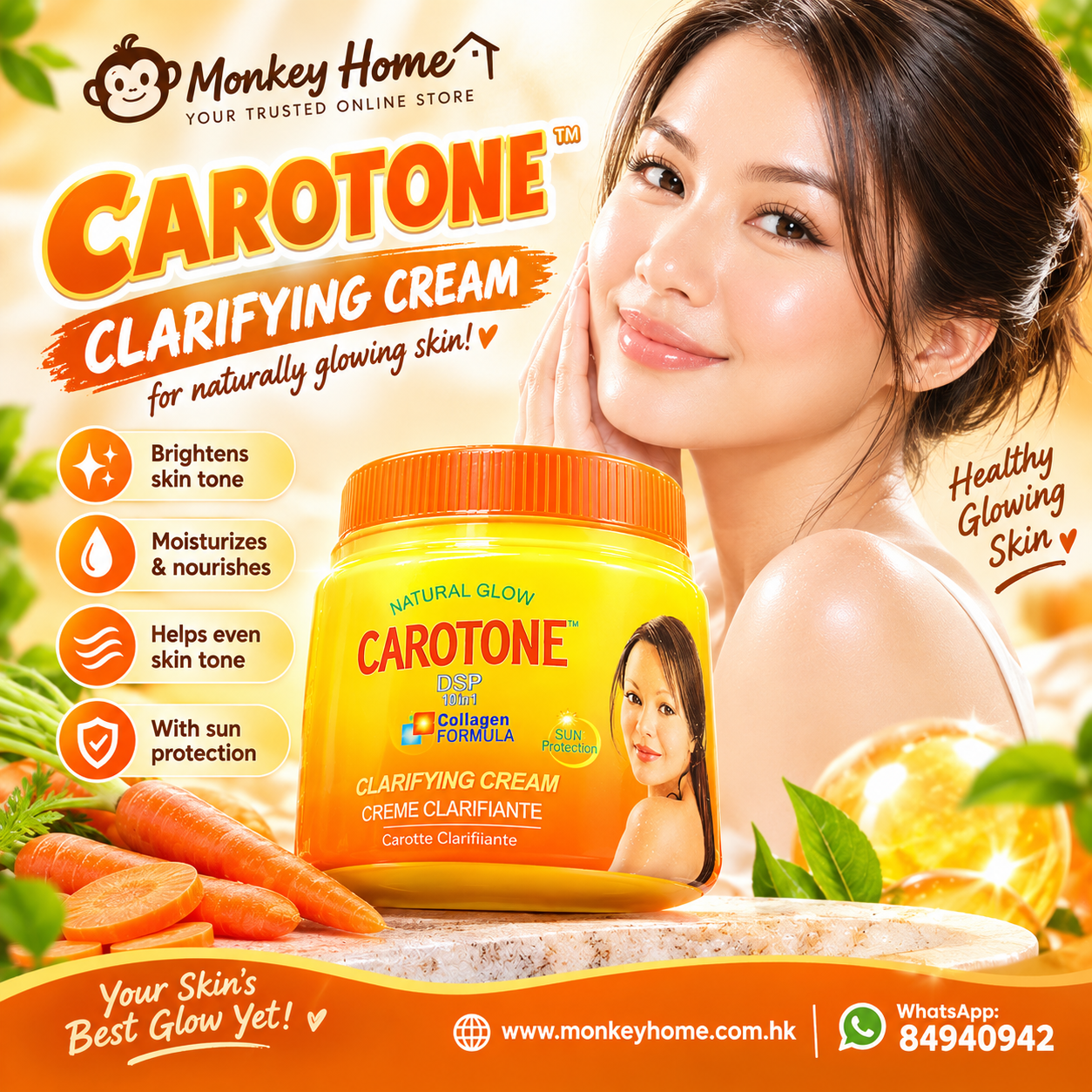 Carotone Clarifying Cream 330ml