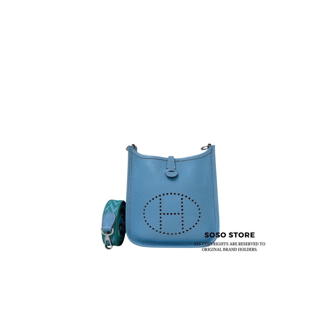 Hermès Evelyne 16 Amazone - D2 New Bleu Jean / SHW