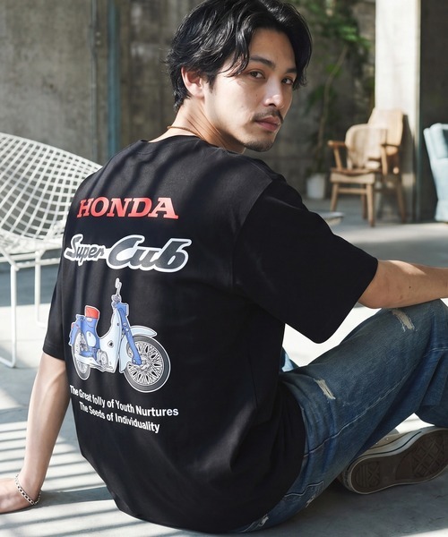 日本 CORPUS TOKYO x Honda Graphic T-Shirt [106289391]
