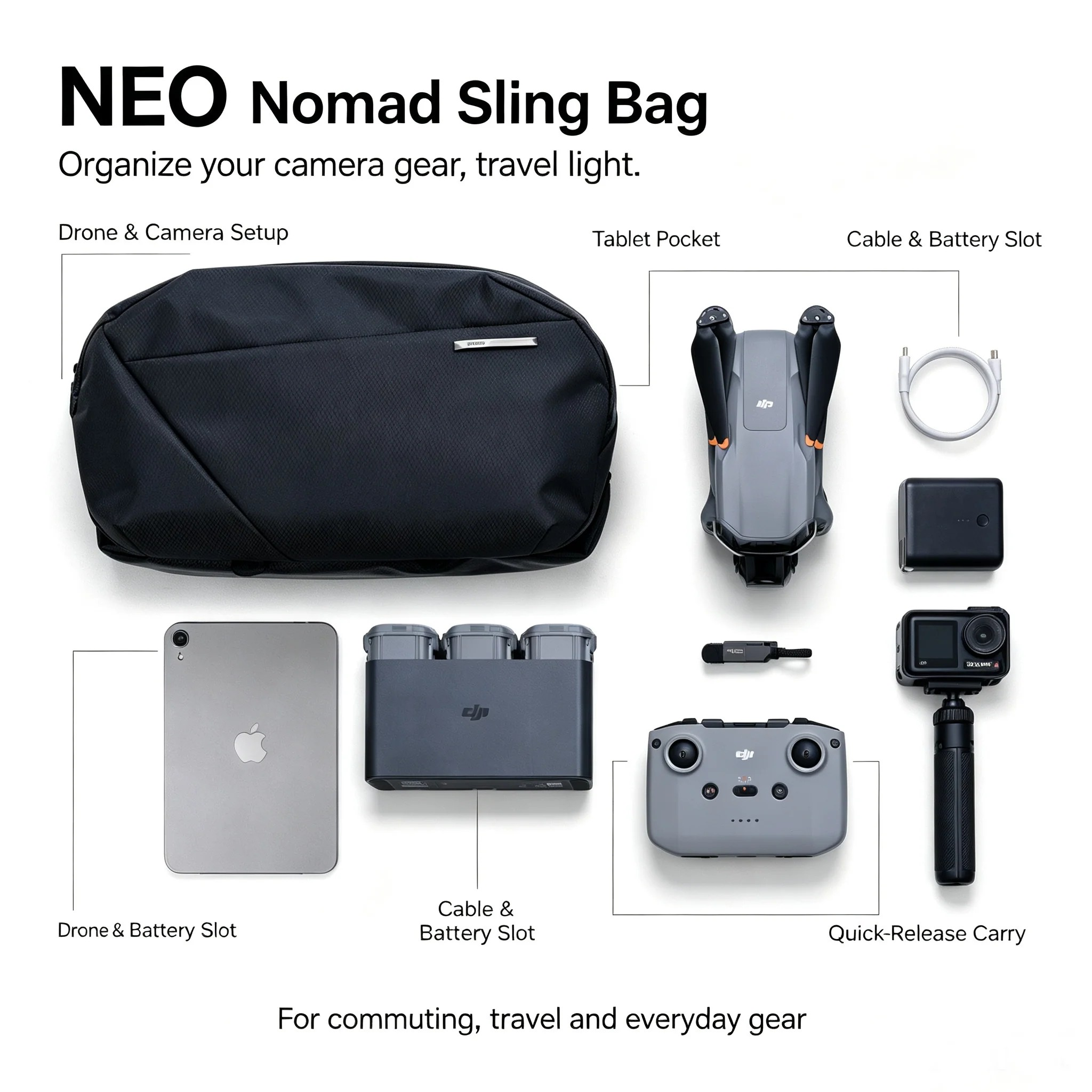NIID NEO Nomad N2 (Max) 10L Sling | buyfriendly