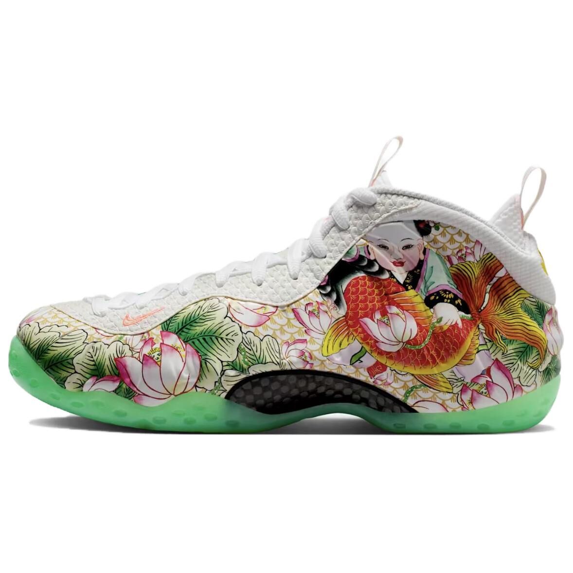 【代購】Nike Foamposite One High top Basketball Shoes Men's White IR2078-100