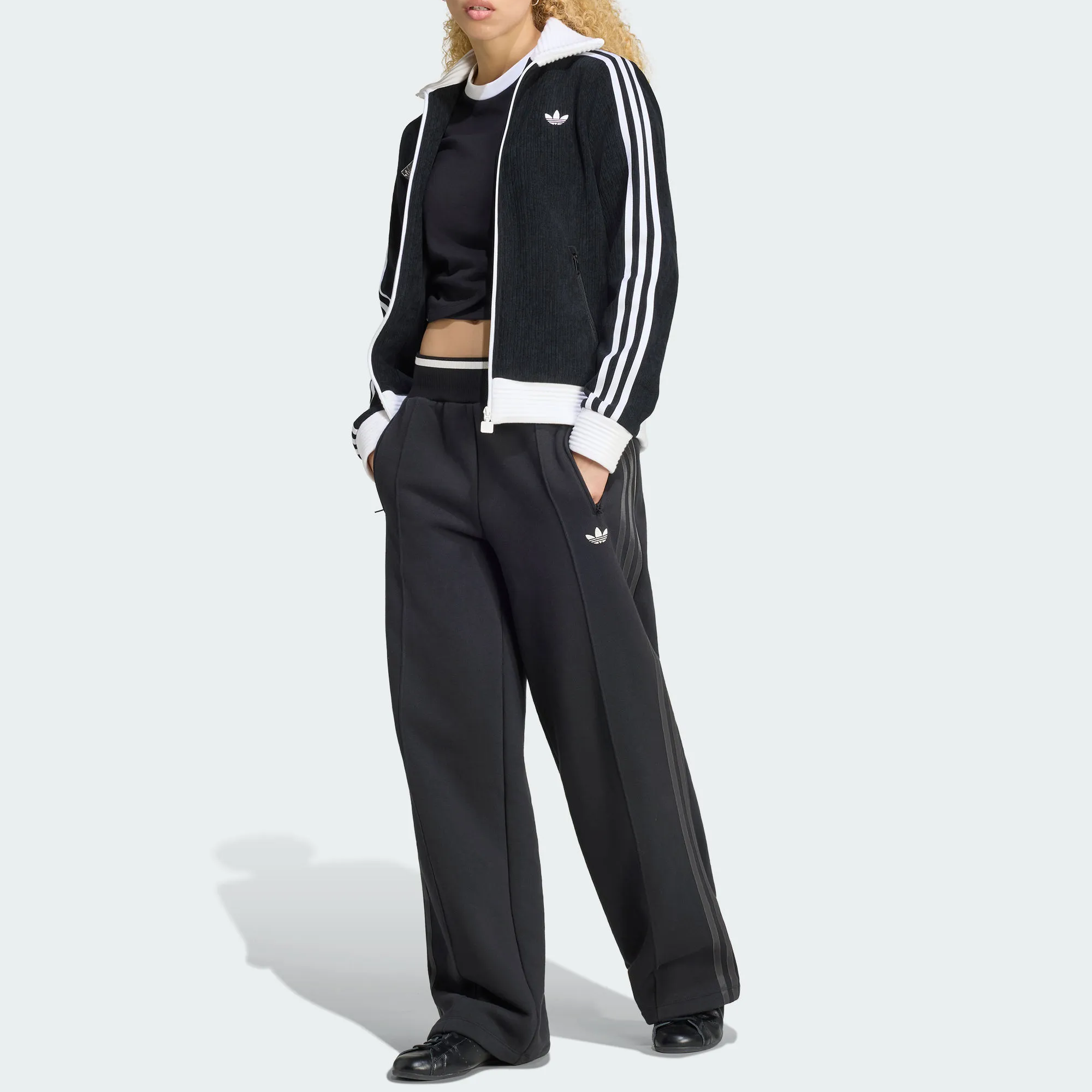 【代購】Adidas Originals X Jennie Jackets Unisex Black Turtleneck Moderate LD8924
