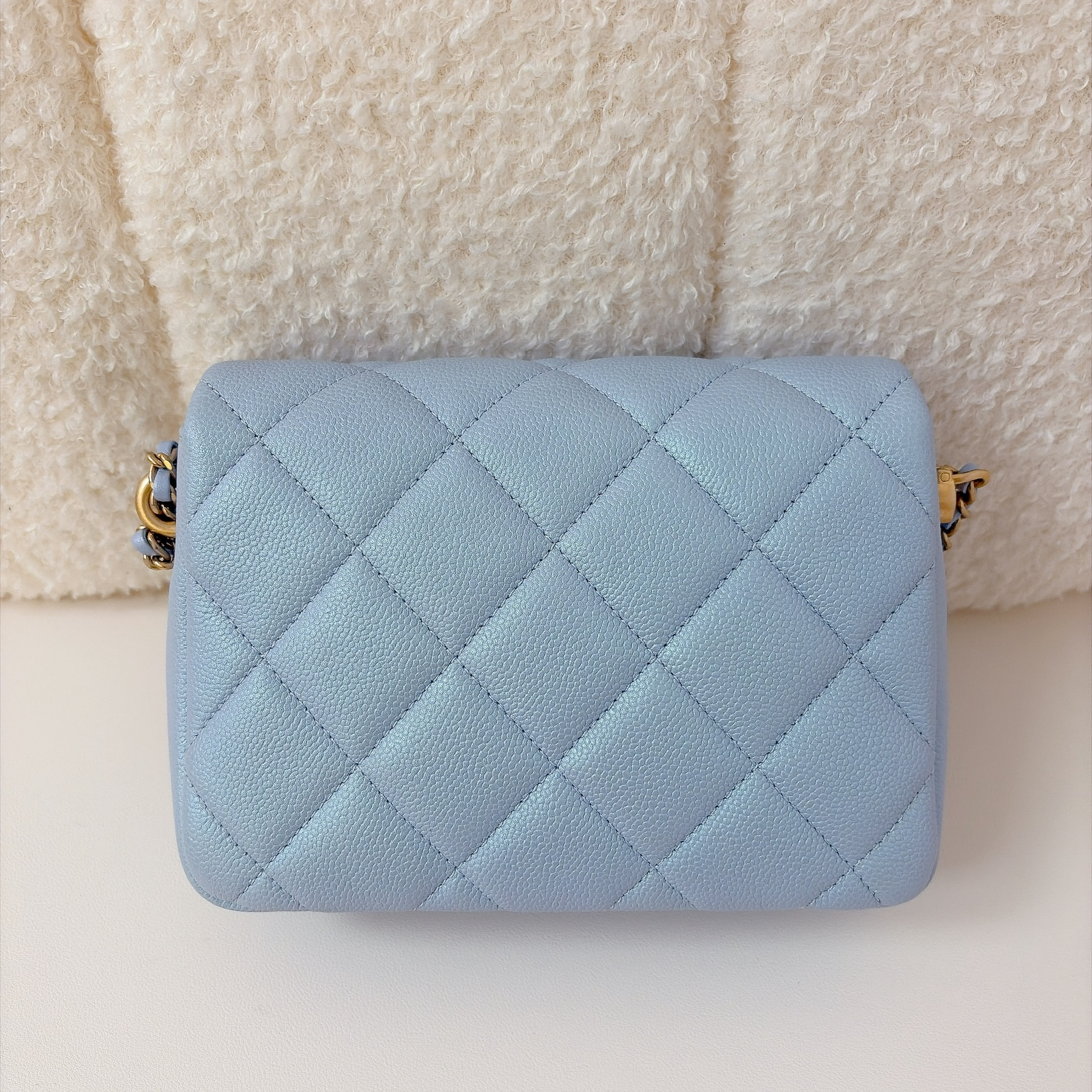 Chanel My Perfect Mini Flap Bag - Blue / GHW