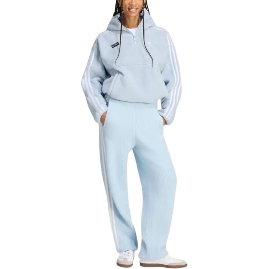 【代購】Adidas Originals X Jennie Sweatshirts Unisex Blue Hooded Non Detachable Moderate Other LD8925