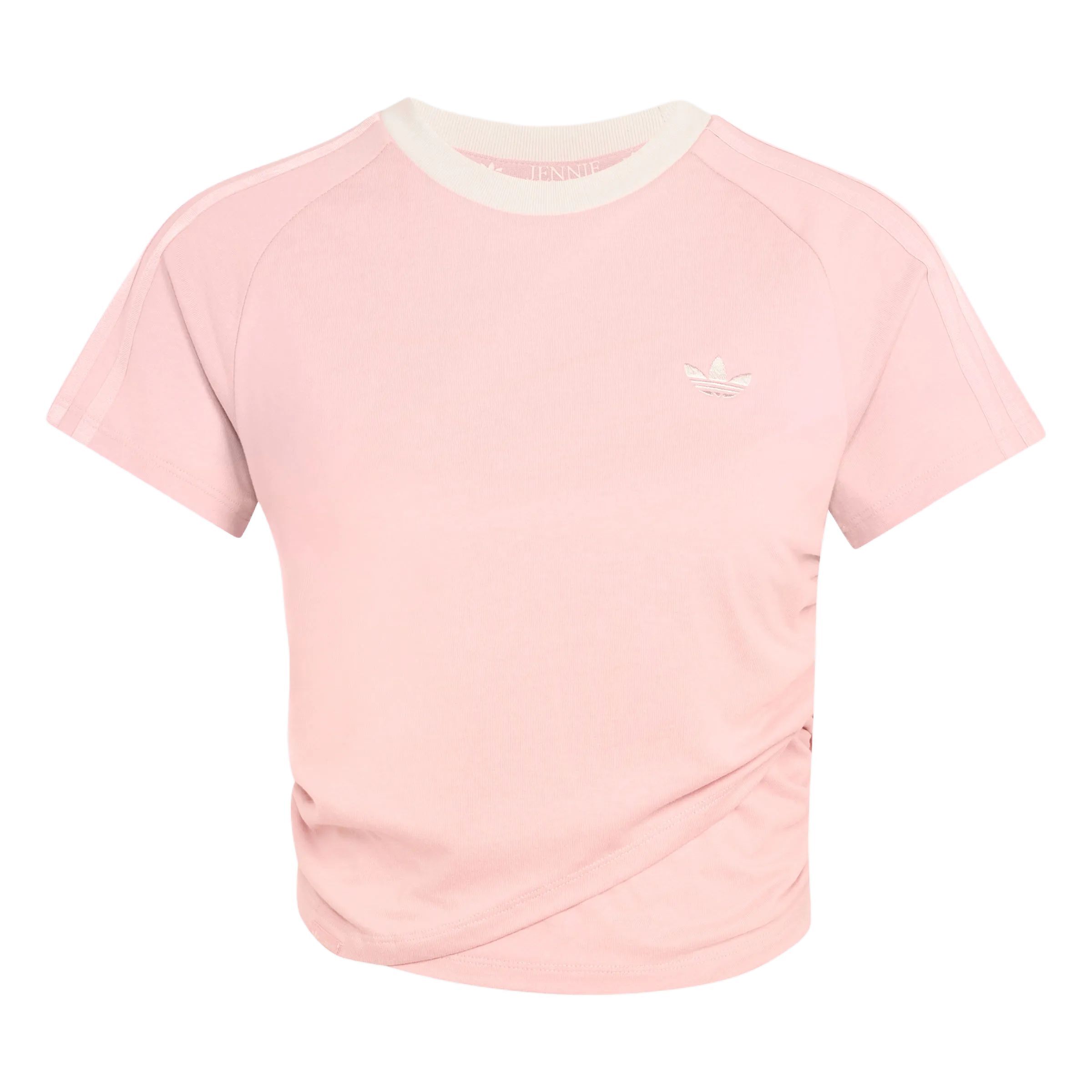 【代購】Adidas Originals X Jennie T Shirts Unisex Pink Crew Neck Moderate LD8927
