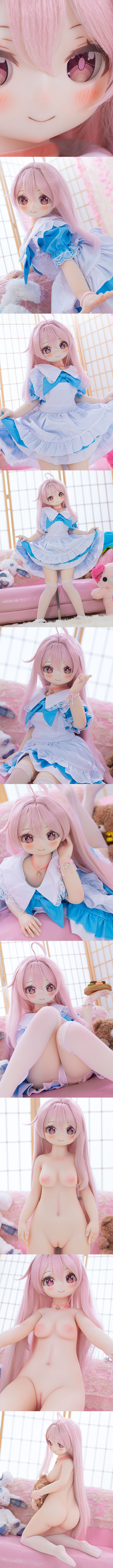 魔物姬娃娃 85cm 小胸 小尋 矽膠頭+矽膠身體 mwgirl acg cartoon anime silicone sex doll