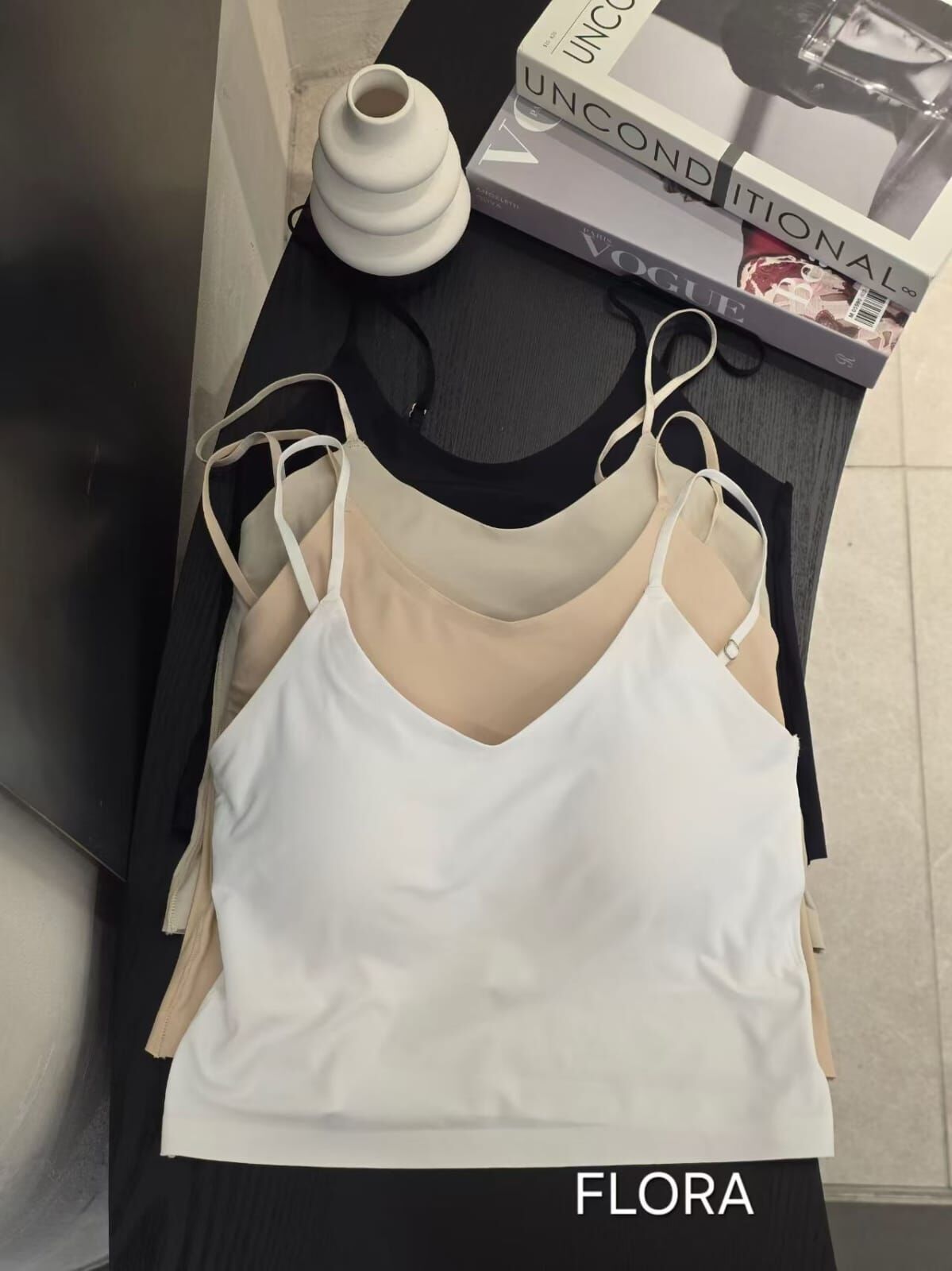 FL7139 深V無痕短版Bra Top