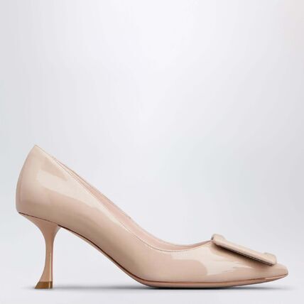 1FF0918-250 [ROGER VIVIER] Viv' In The City 漆皮高跟鞋 膚色 #RVW61830690D1P (EU)