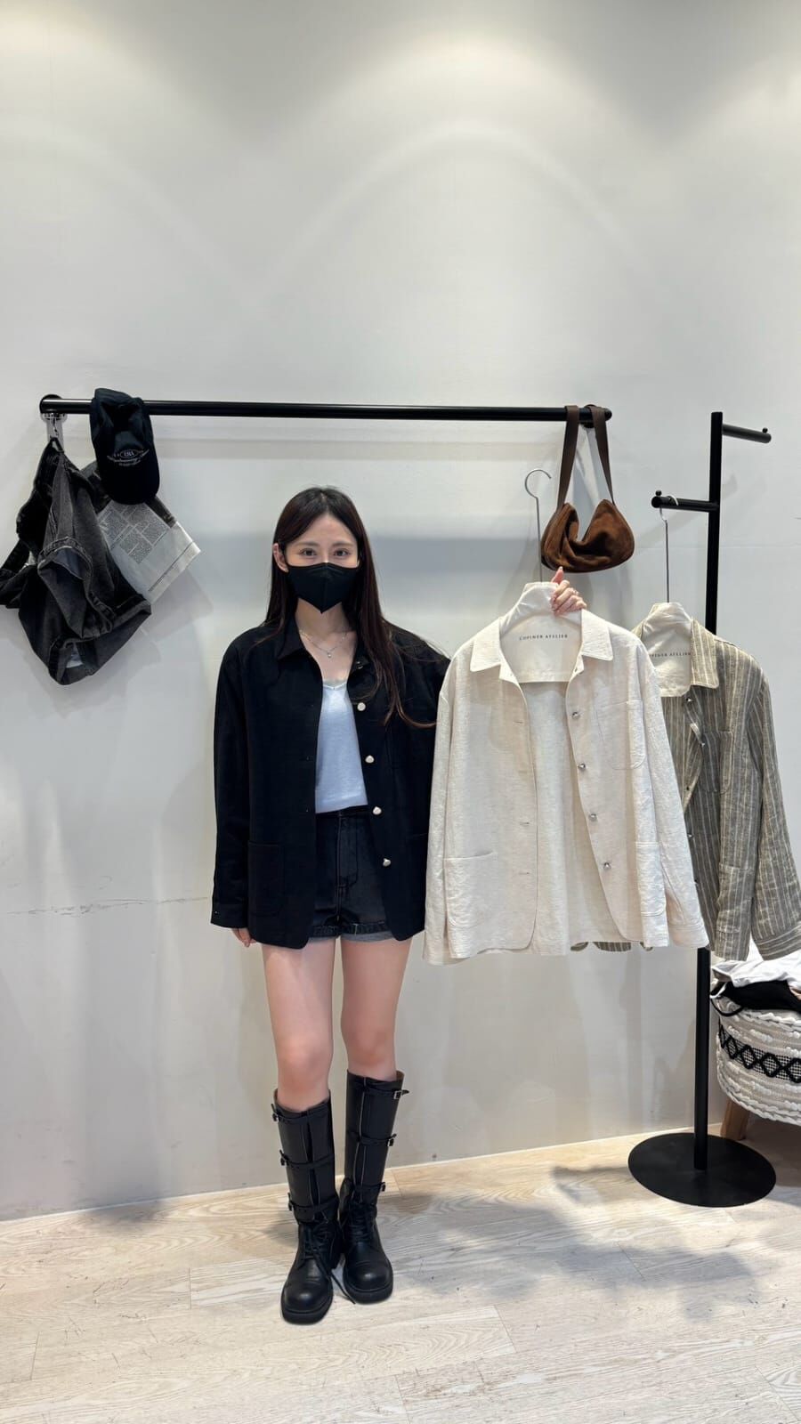 CP7110 鬆弛感老錢亞麻外套