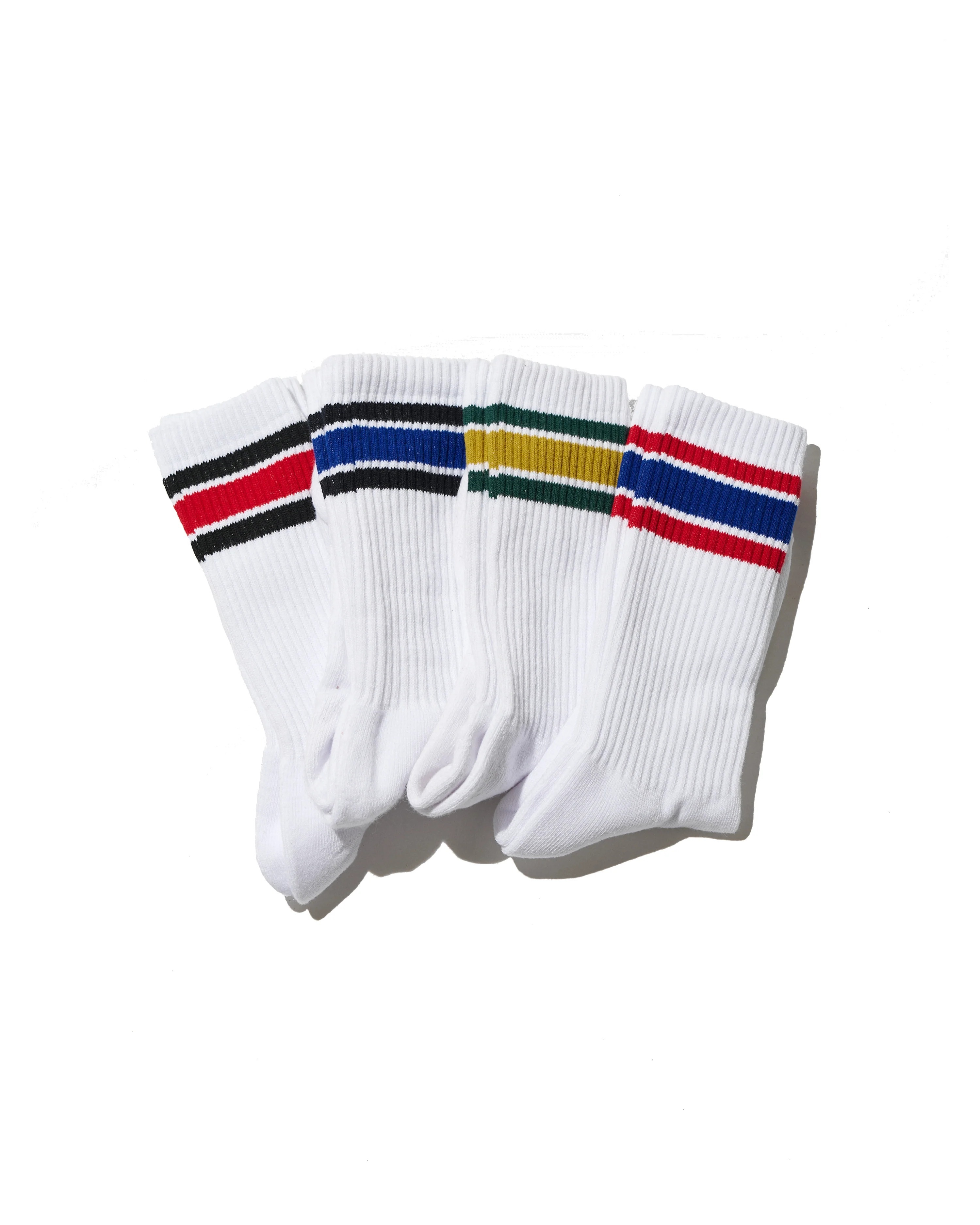2026AW FRESHSERVICE 2-PACK MULTI STRIPE CREW SOCKS 條紋 襪子 兩雙一包 現貨