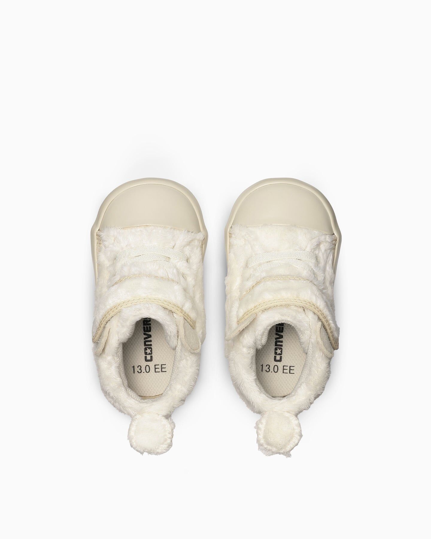 預購┃日本 CONVERSE BABY ALL STAR BOAKUMA V-1 熊熊 魔鬼氈 白色