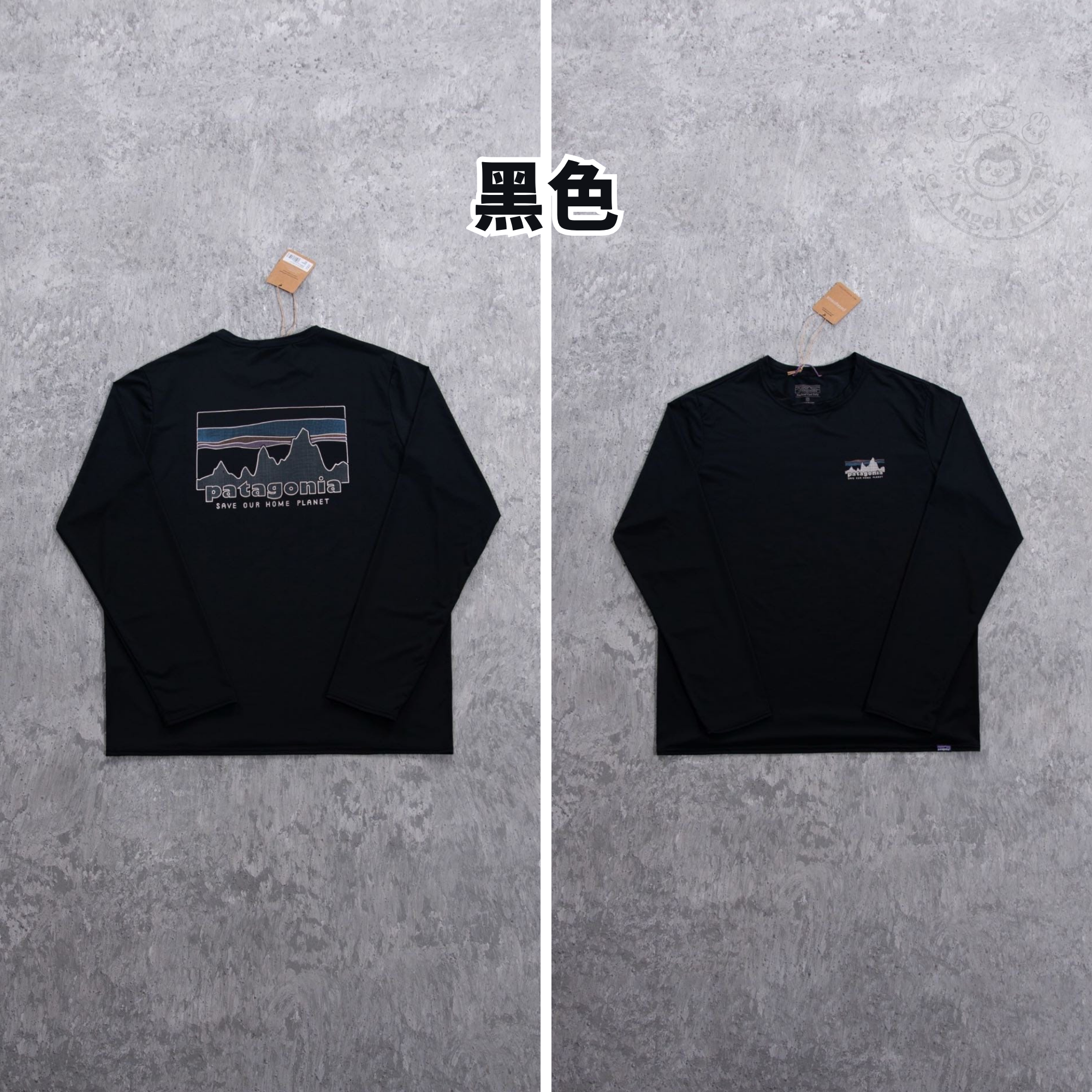 Patagonia 背後大Logo混色Tee 九月團