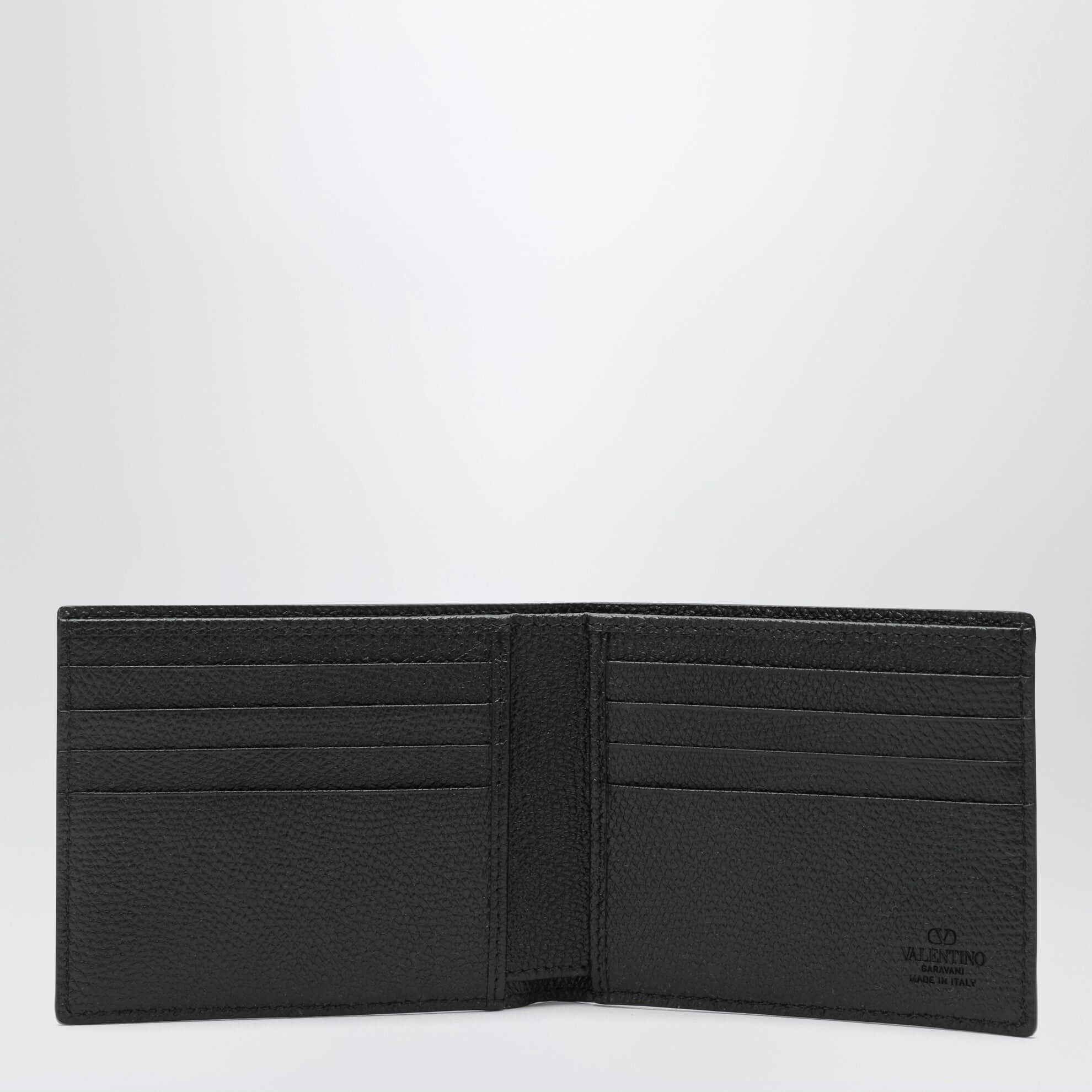 1FF0918-284 [VALENTINO] 黑色 VLogo Signature 粒面皮革銀包 黑色 #9Y0P0AP3UAG (EU)