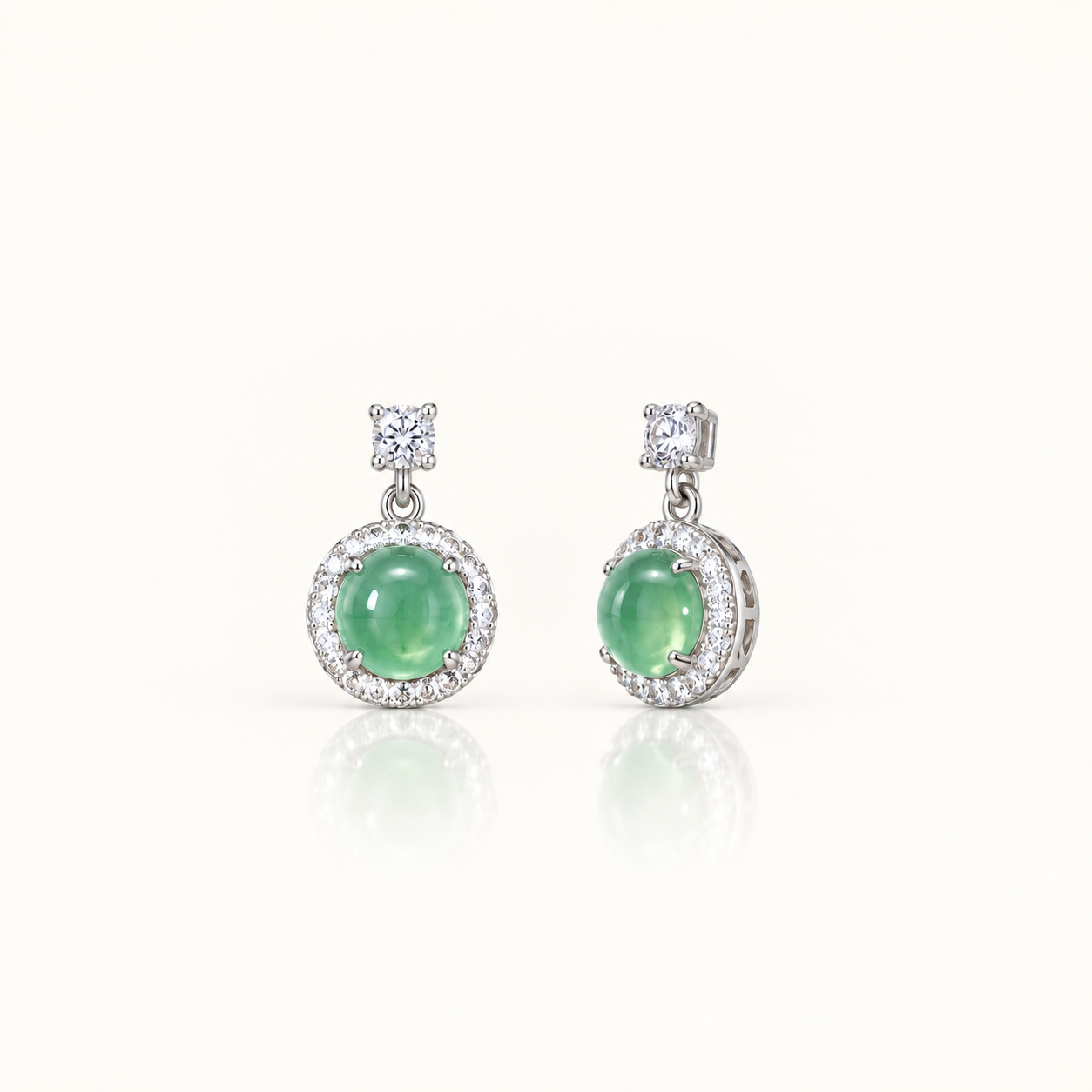 Myanmar Jadeite Earring