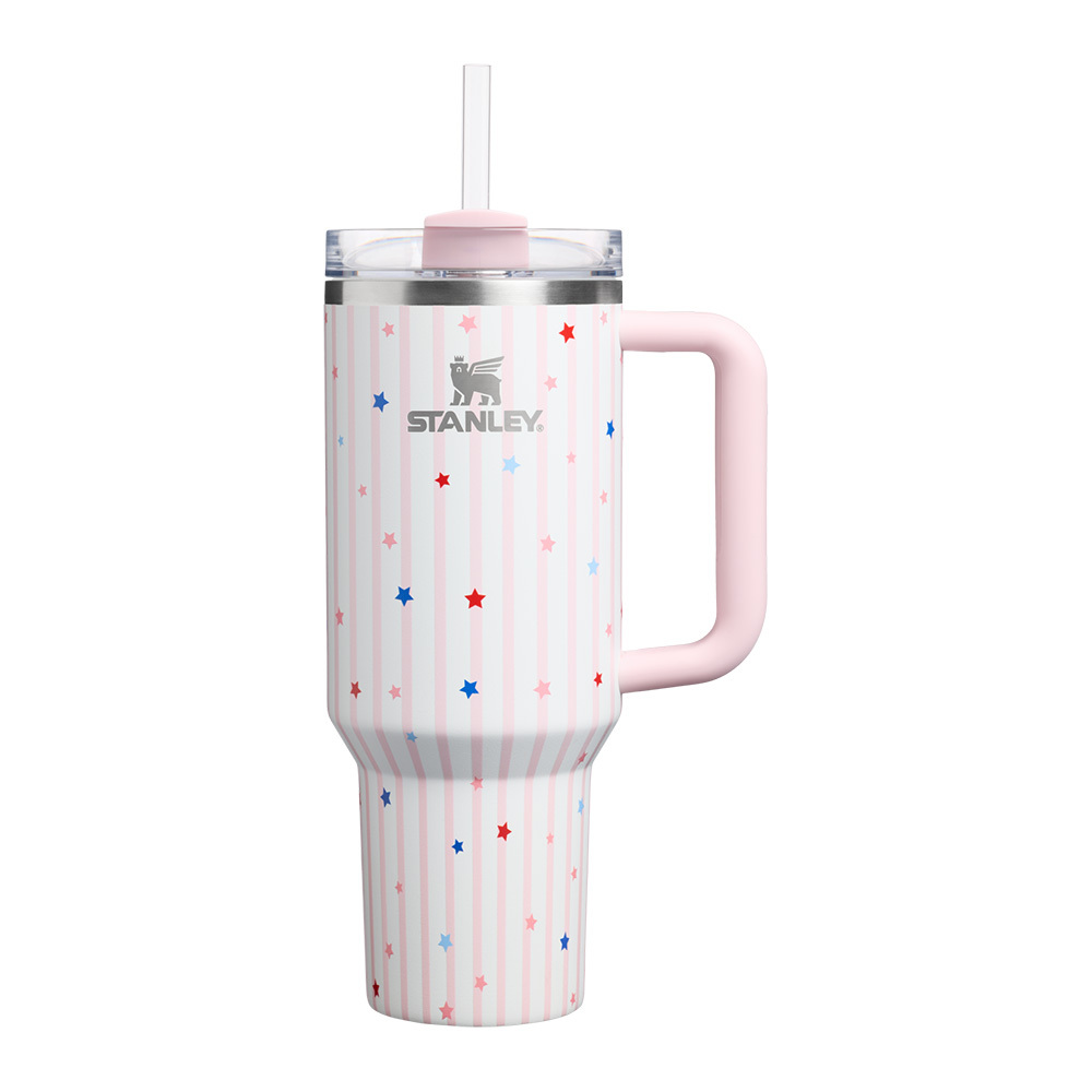 STANLEY THE QUENCHER H2.0 FLOWSTATE™ 30OZ PINK STARRY STRIPES